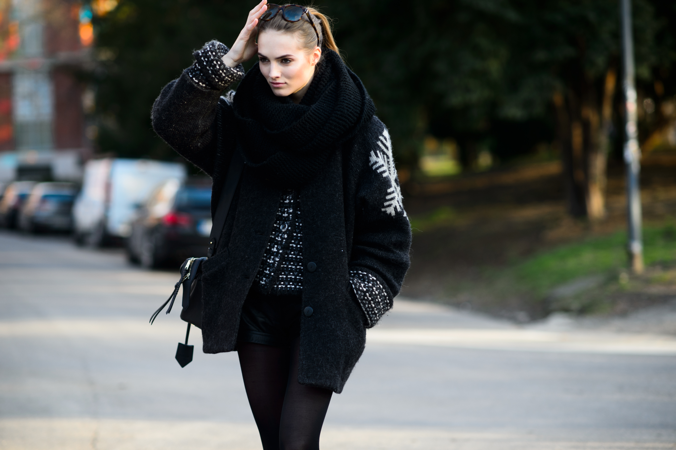 Lithuanian model after Costume National FW15