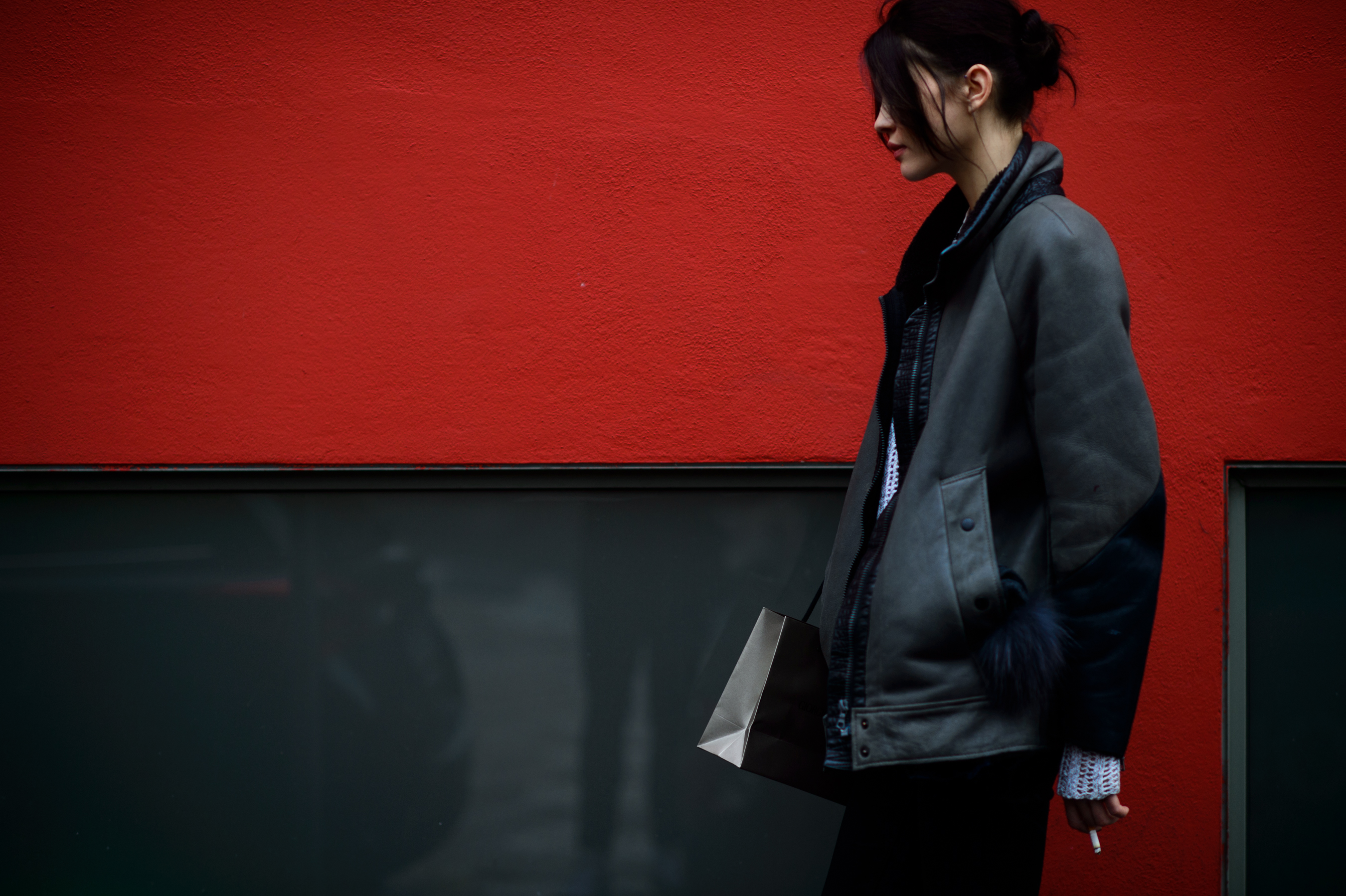 Russian model after Giorgio Armani FW15