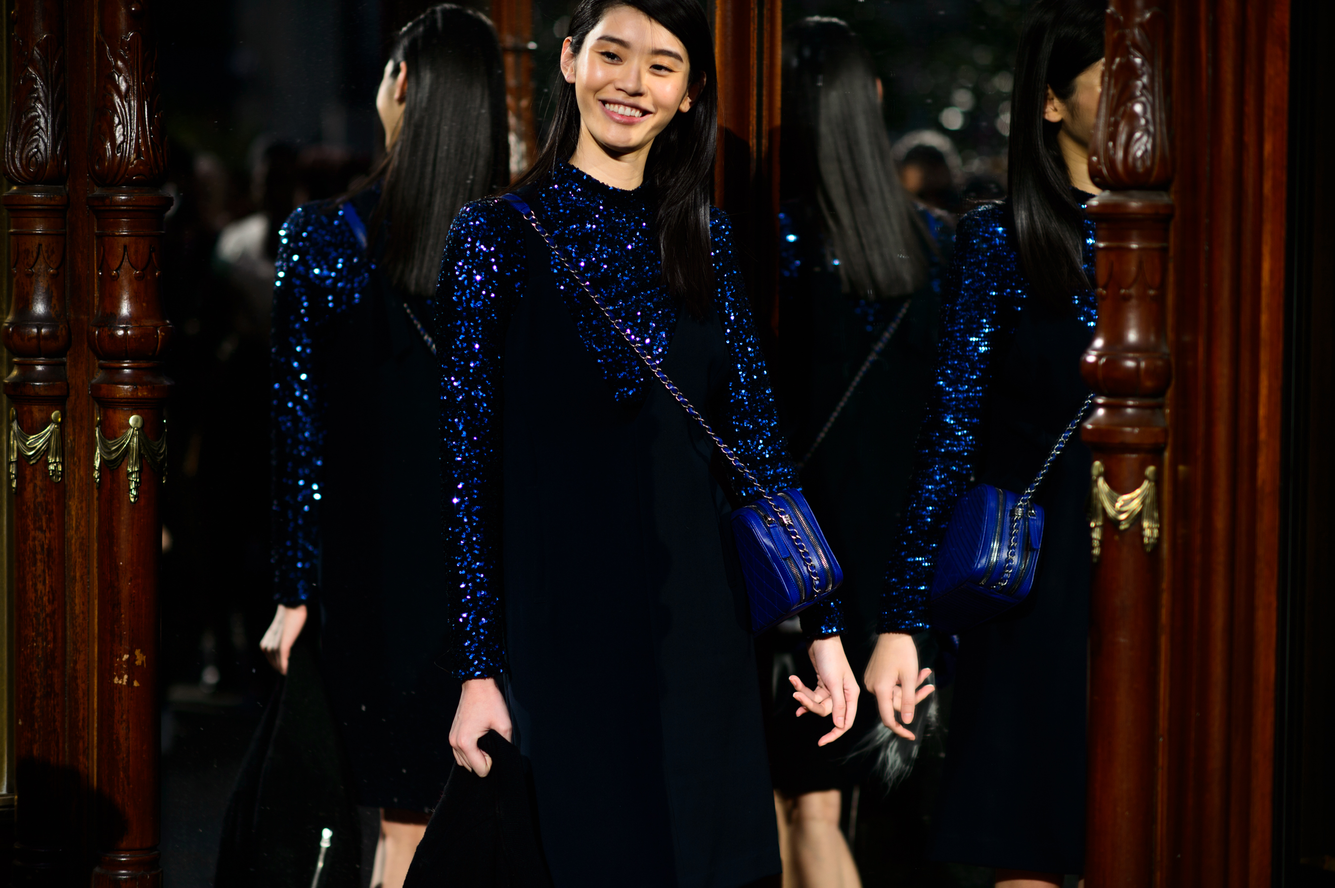 Chinese model after Balmain FW15