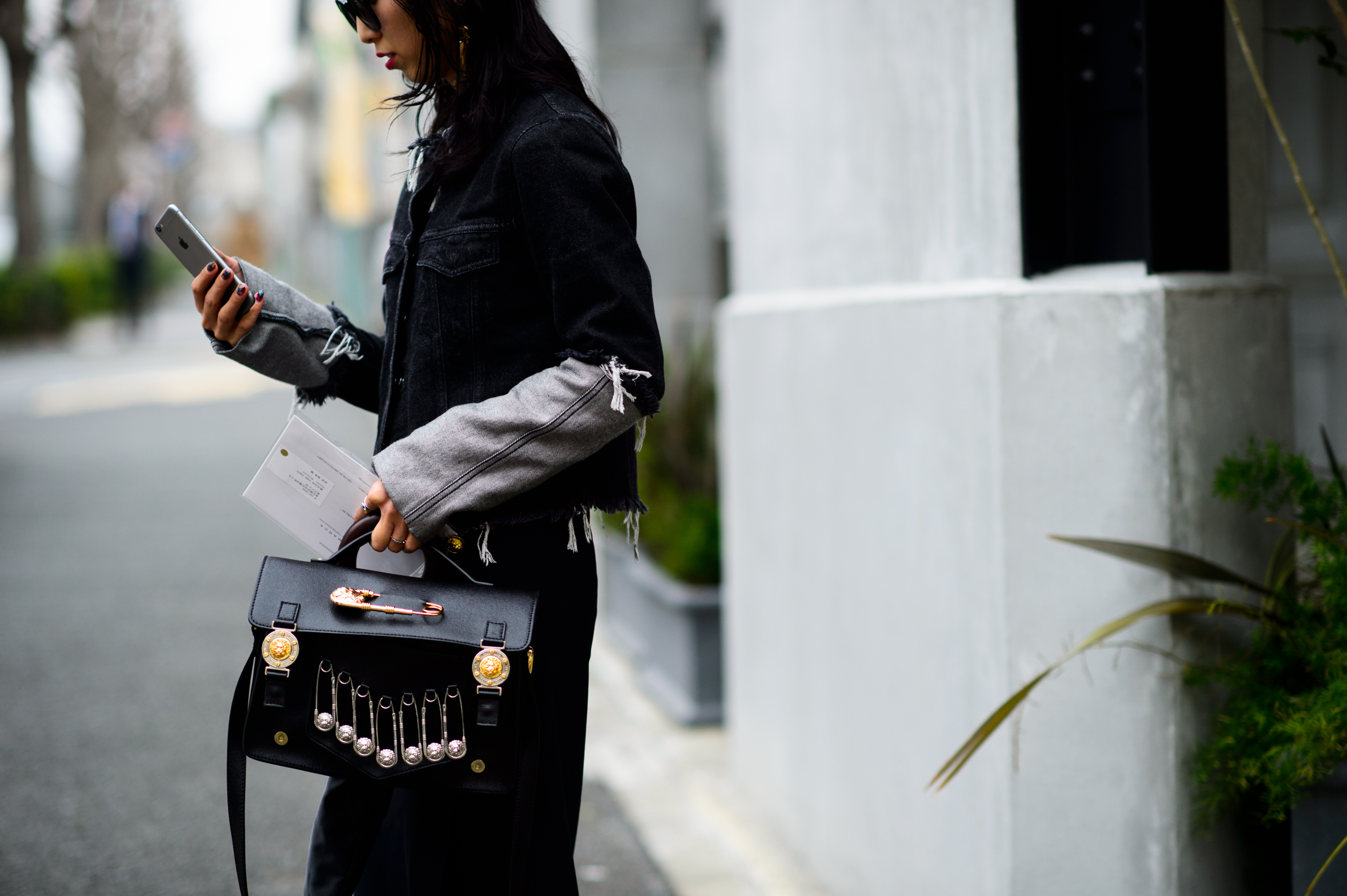Japanese woman wearing Marques'Almeida