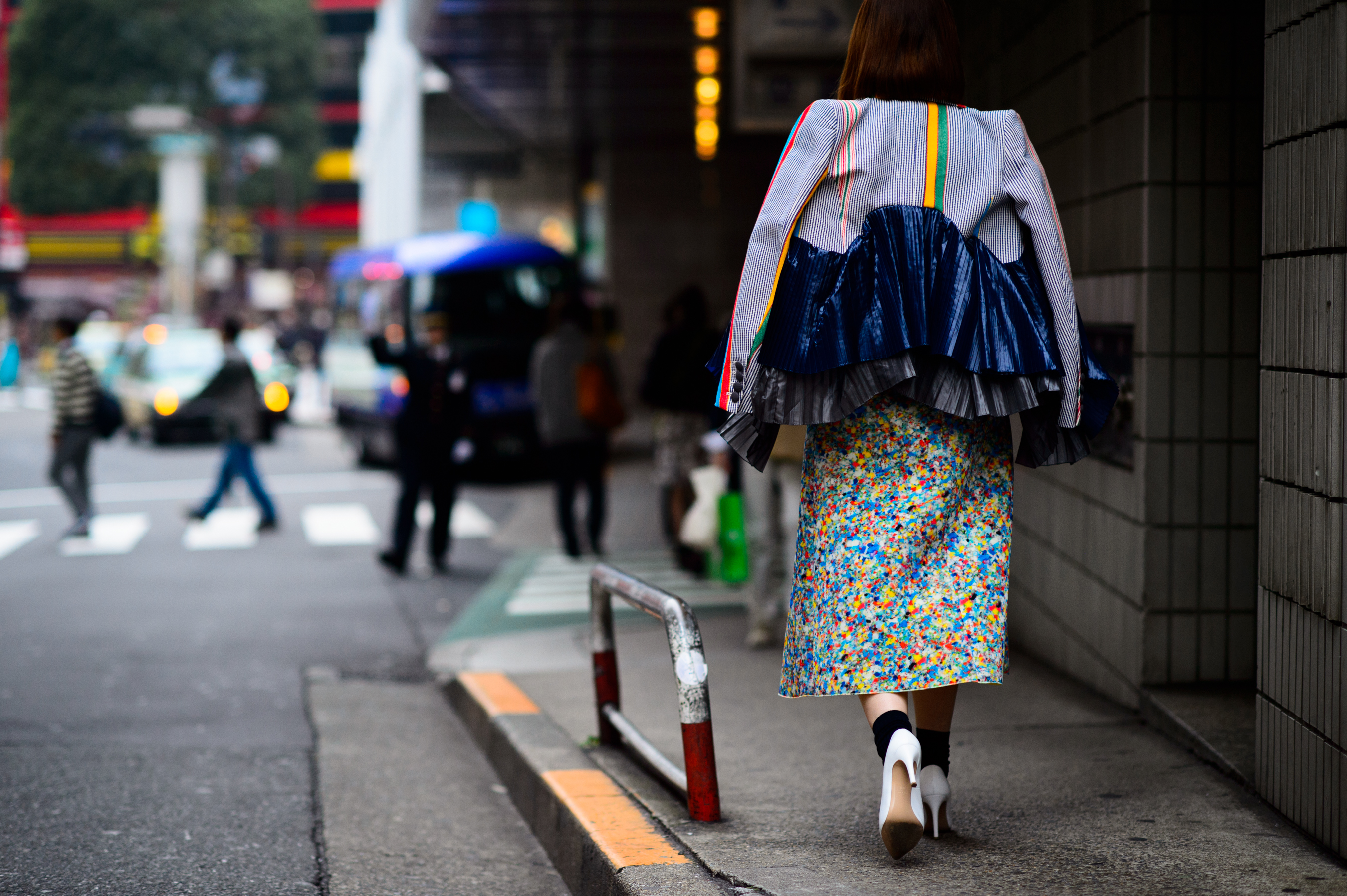 Japanese Restir buyer during fashion week