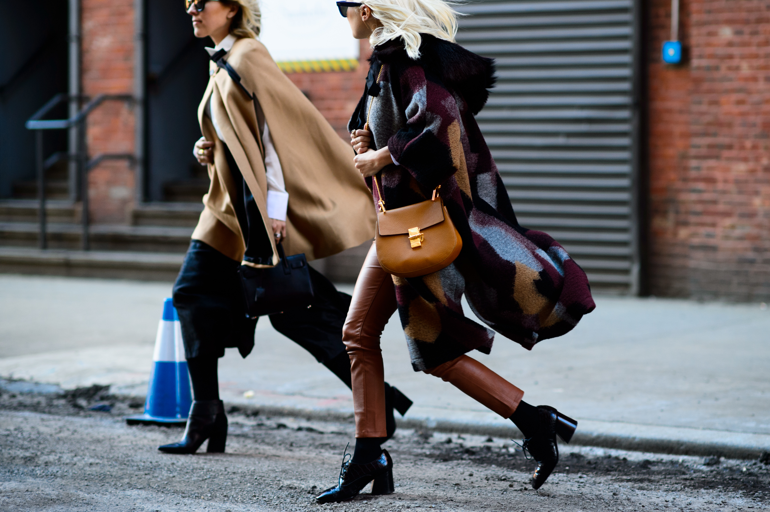Two blonde girls at Milk Studios
