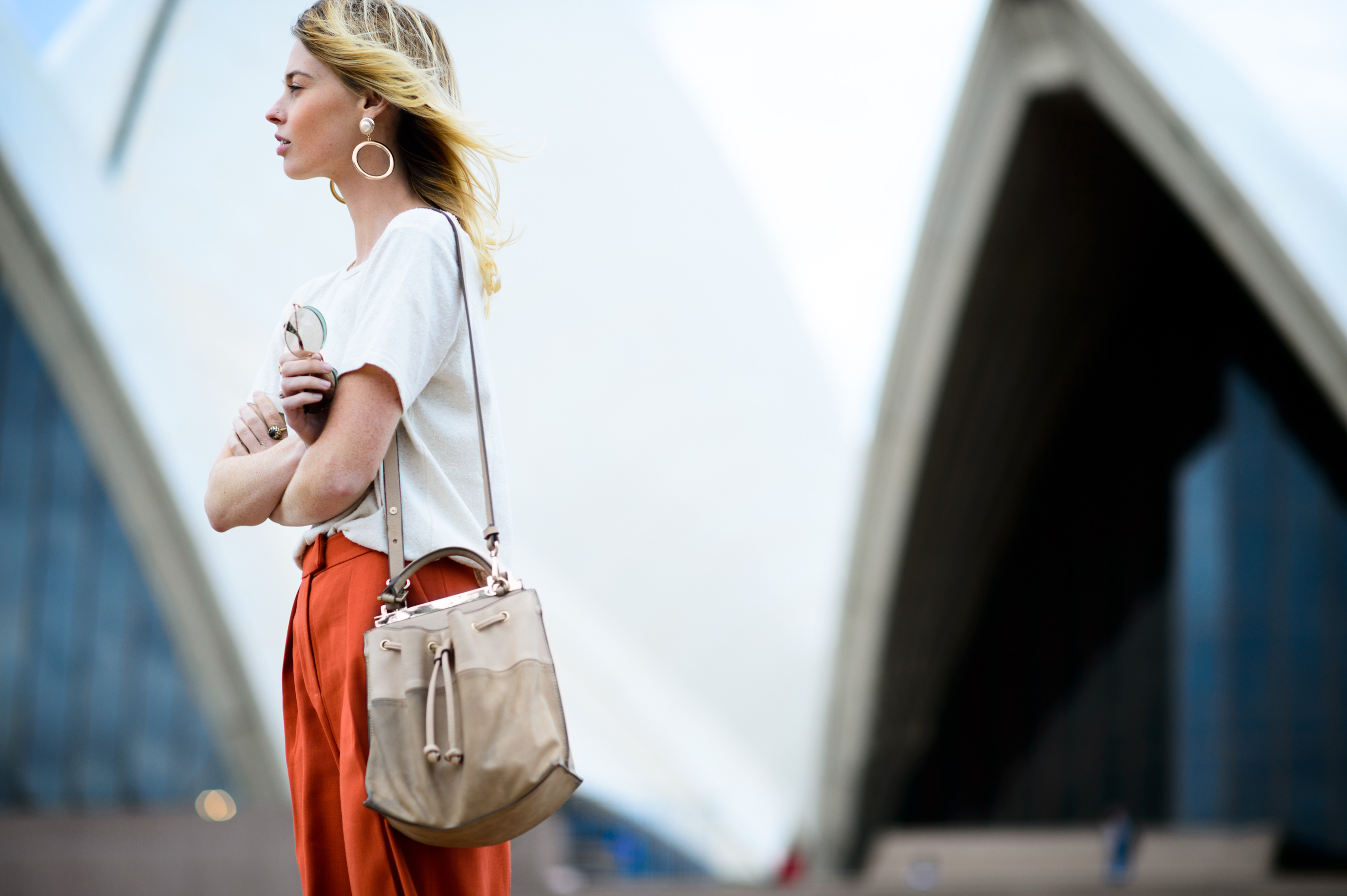 Kiwi girl at the Opera House
