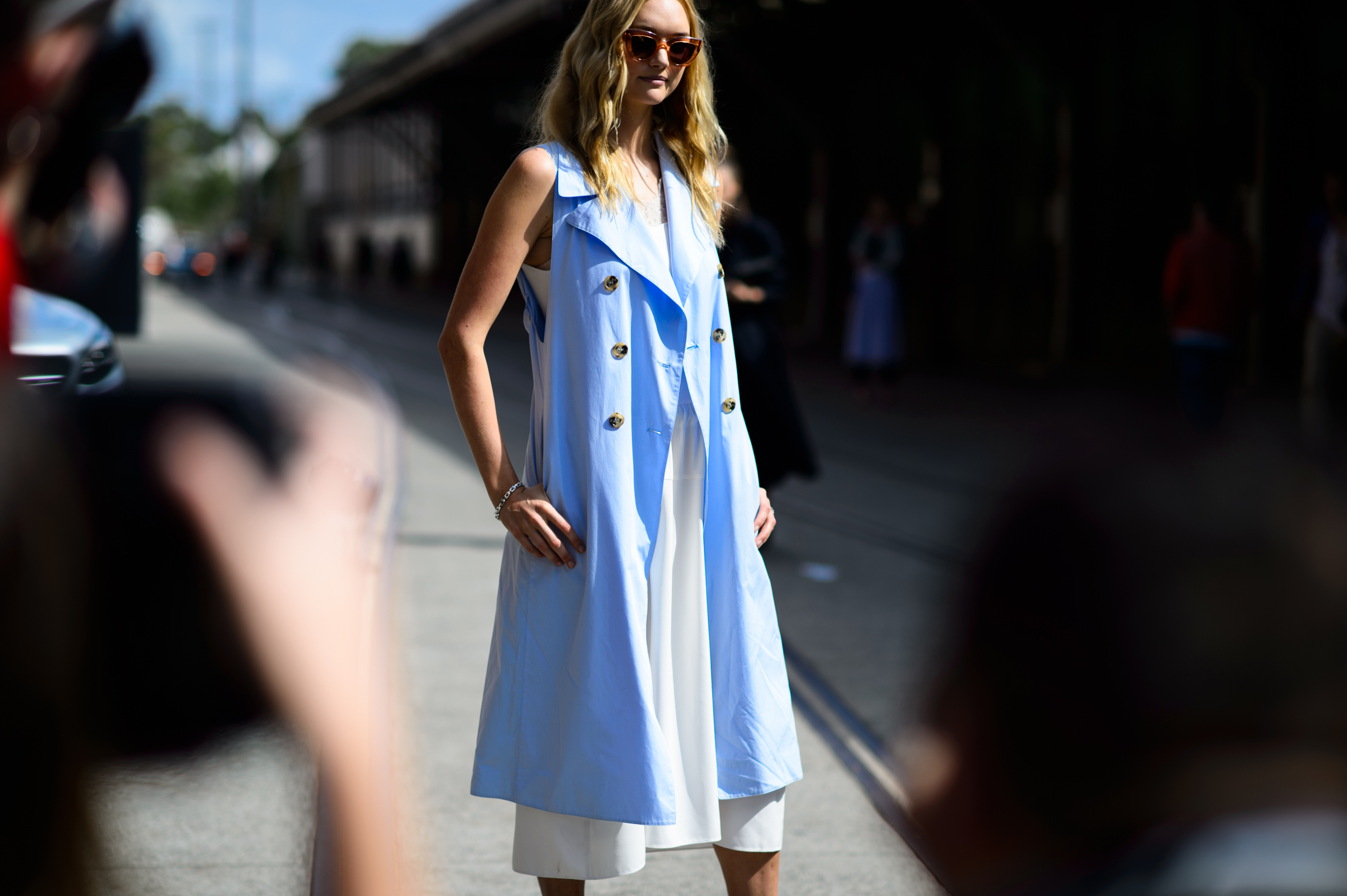 Australian supermodel at Carriageworks MBFWA