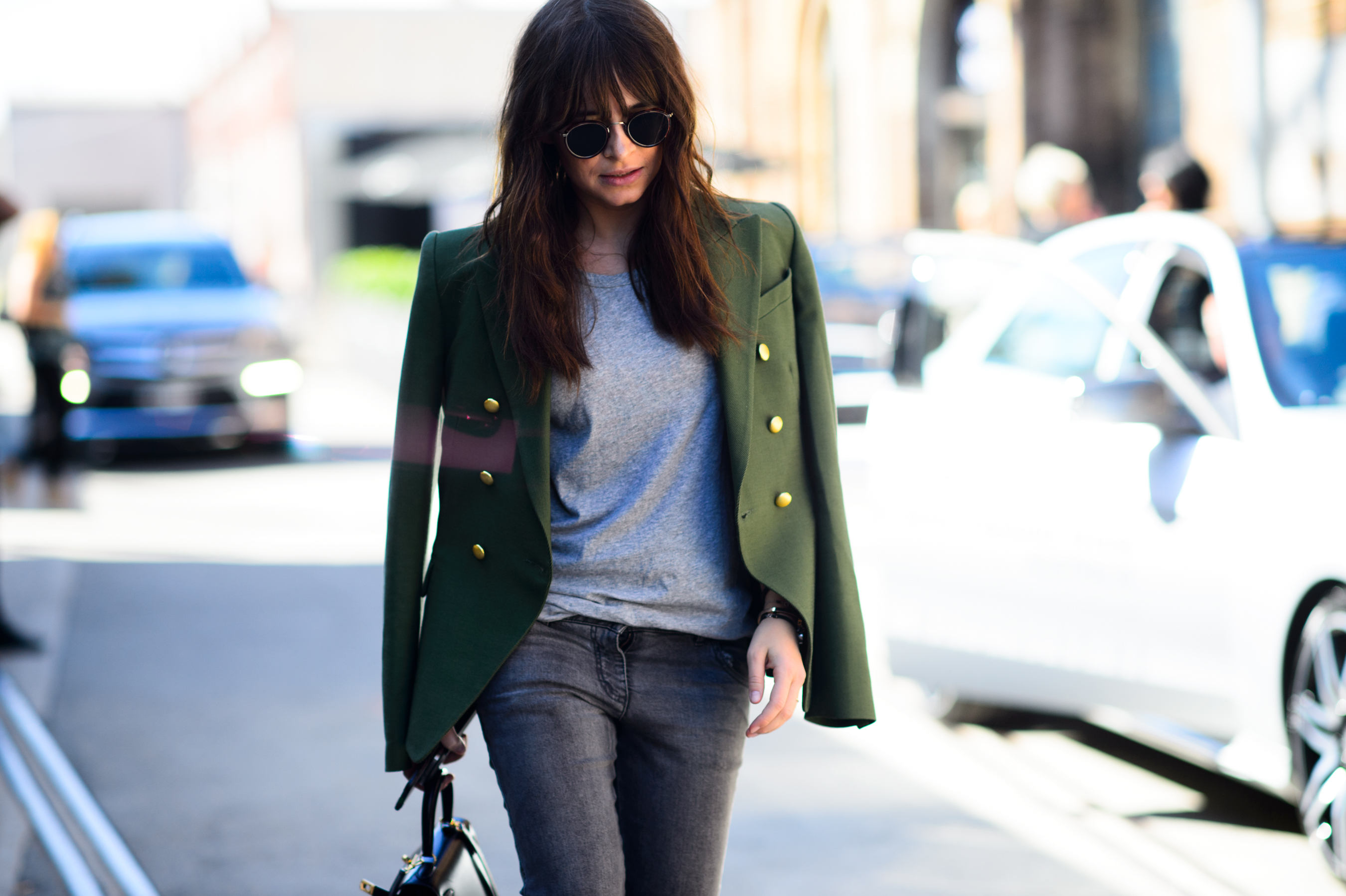 Russian Buro 247 editor wearing Camilla & Marc