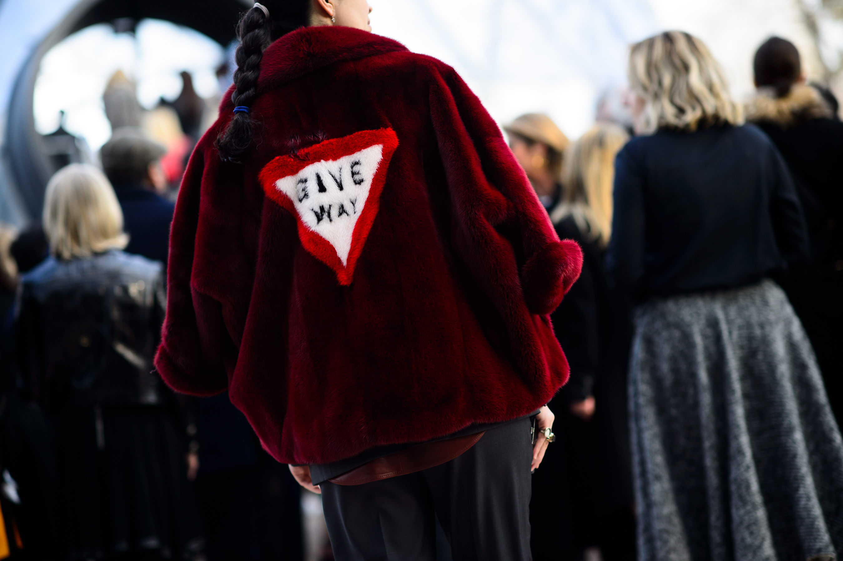 Quebecoise fashion editor in Anya Hindmarch