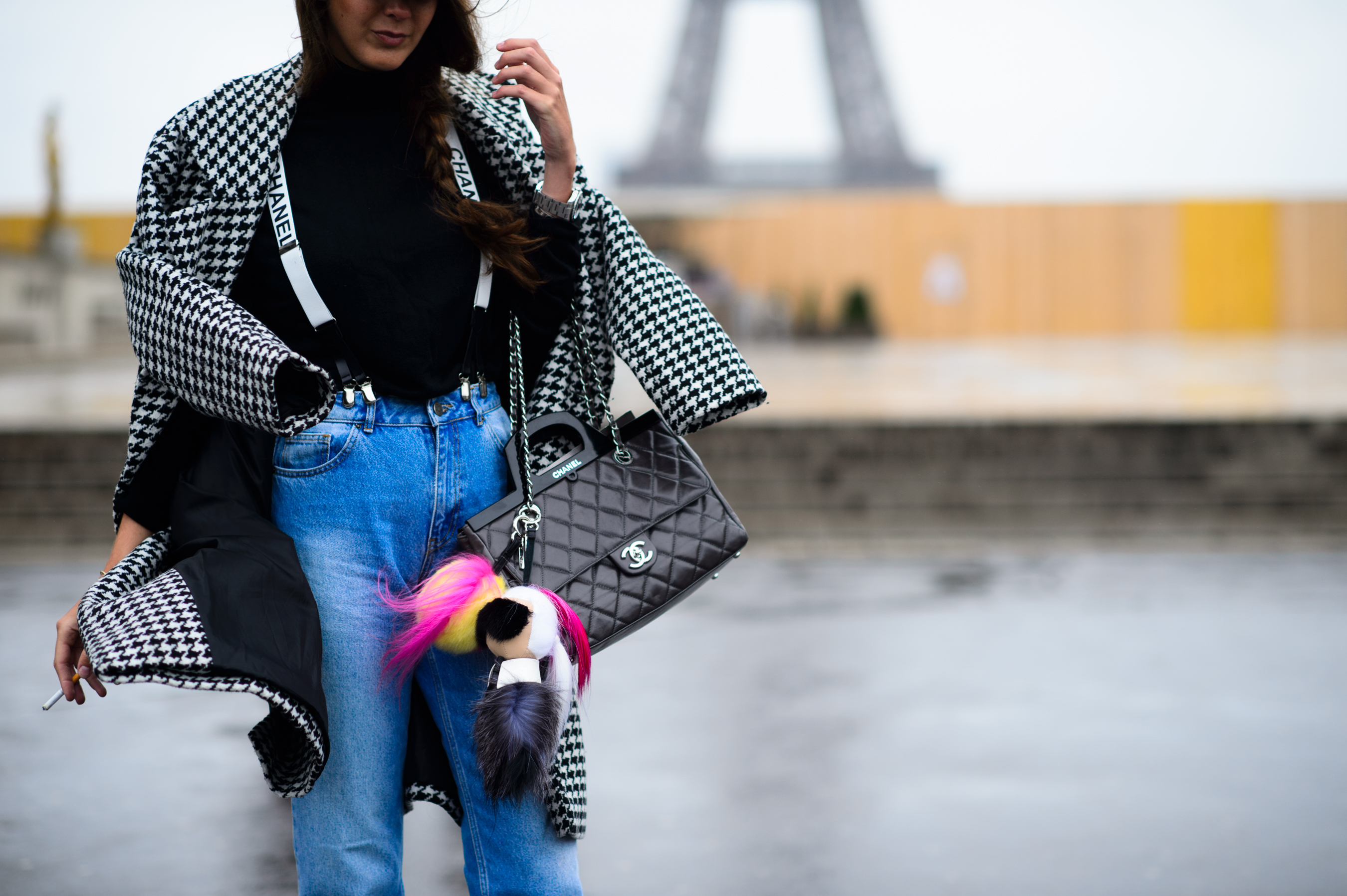 French girl wearing all Chanel