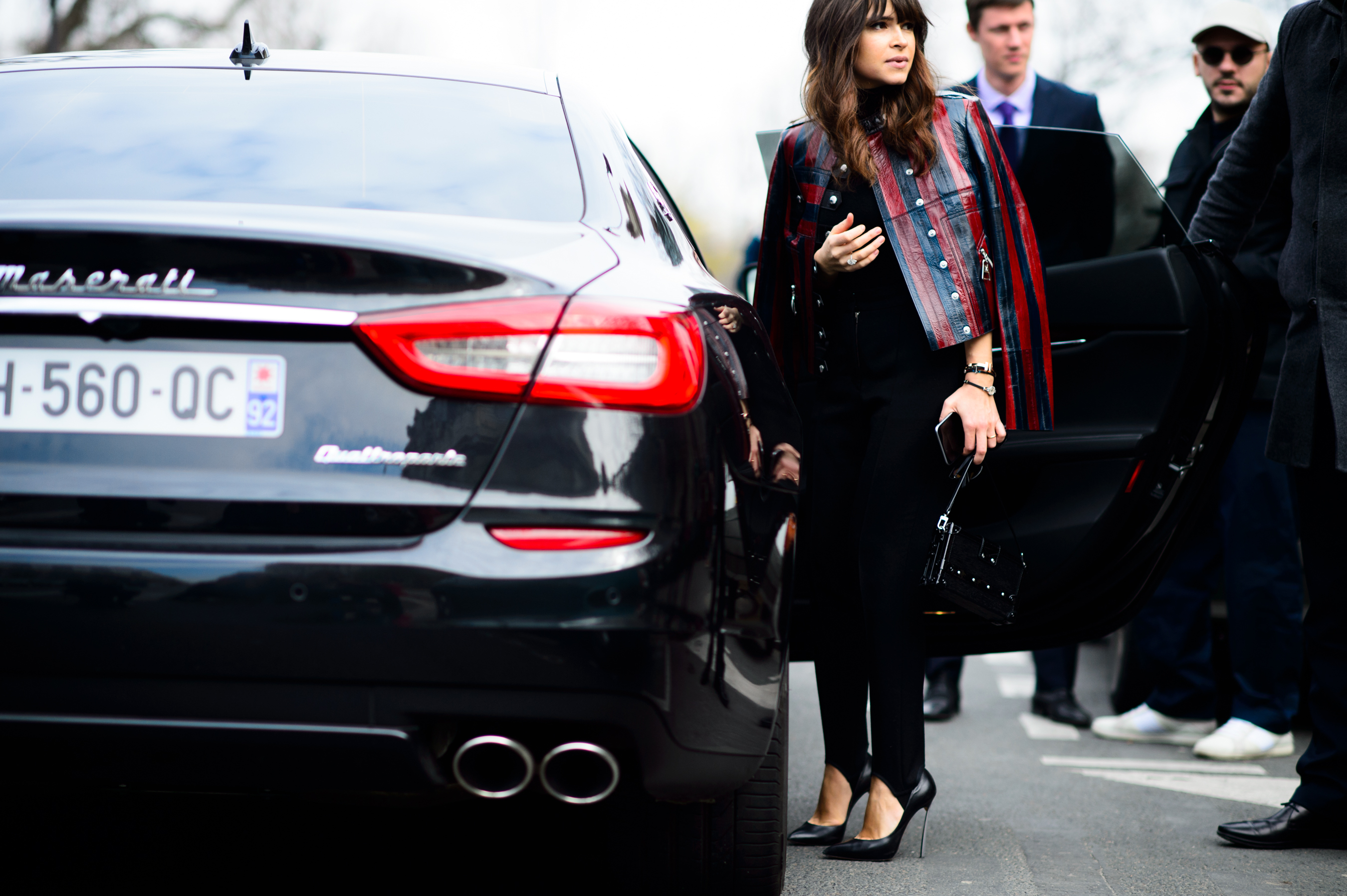 Russian Buro 24/7 Editor wearing Louis Vuitton