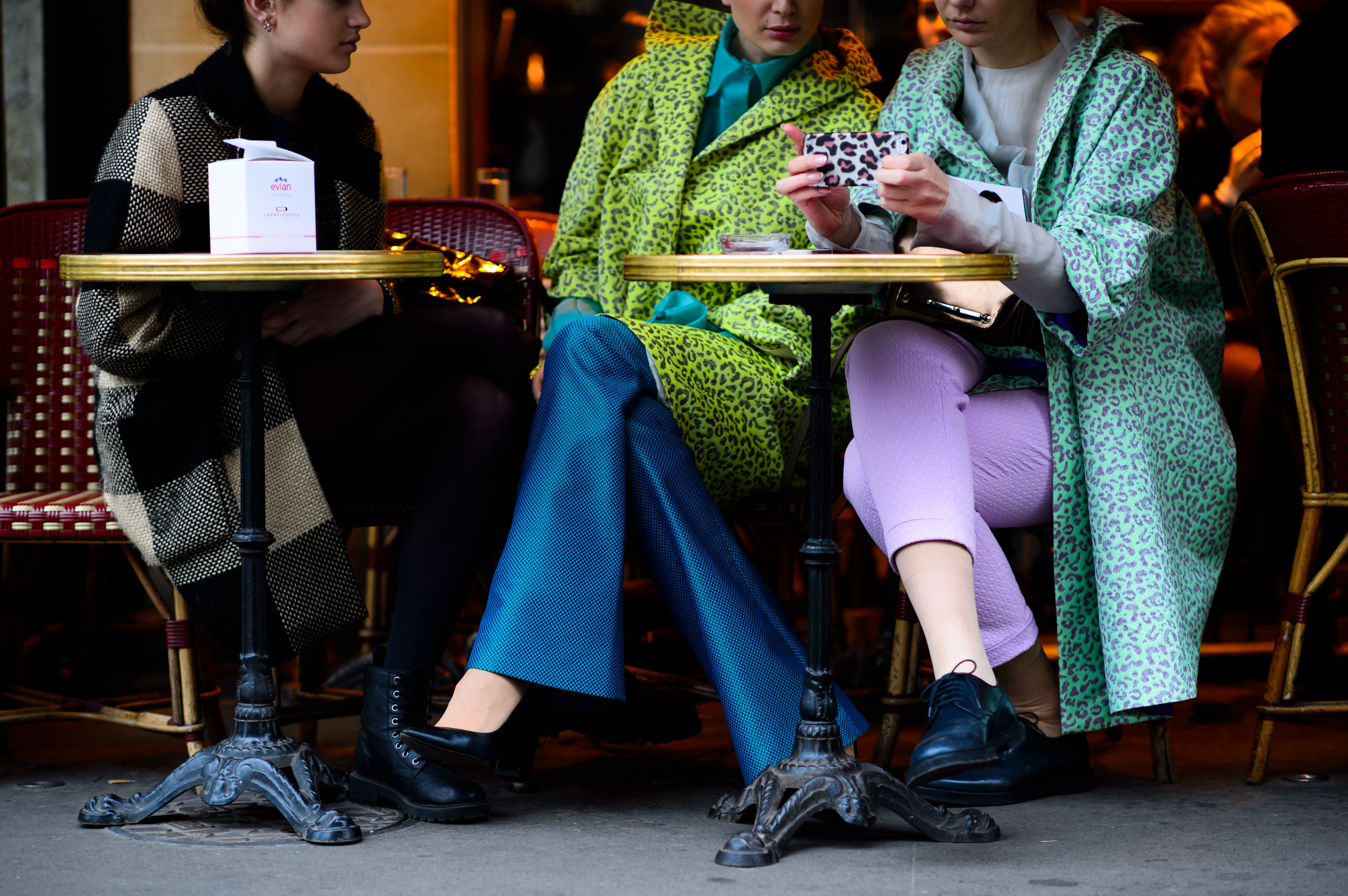 Three Georgian women in France