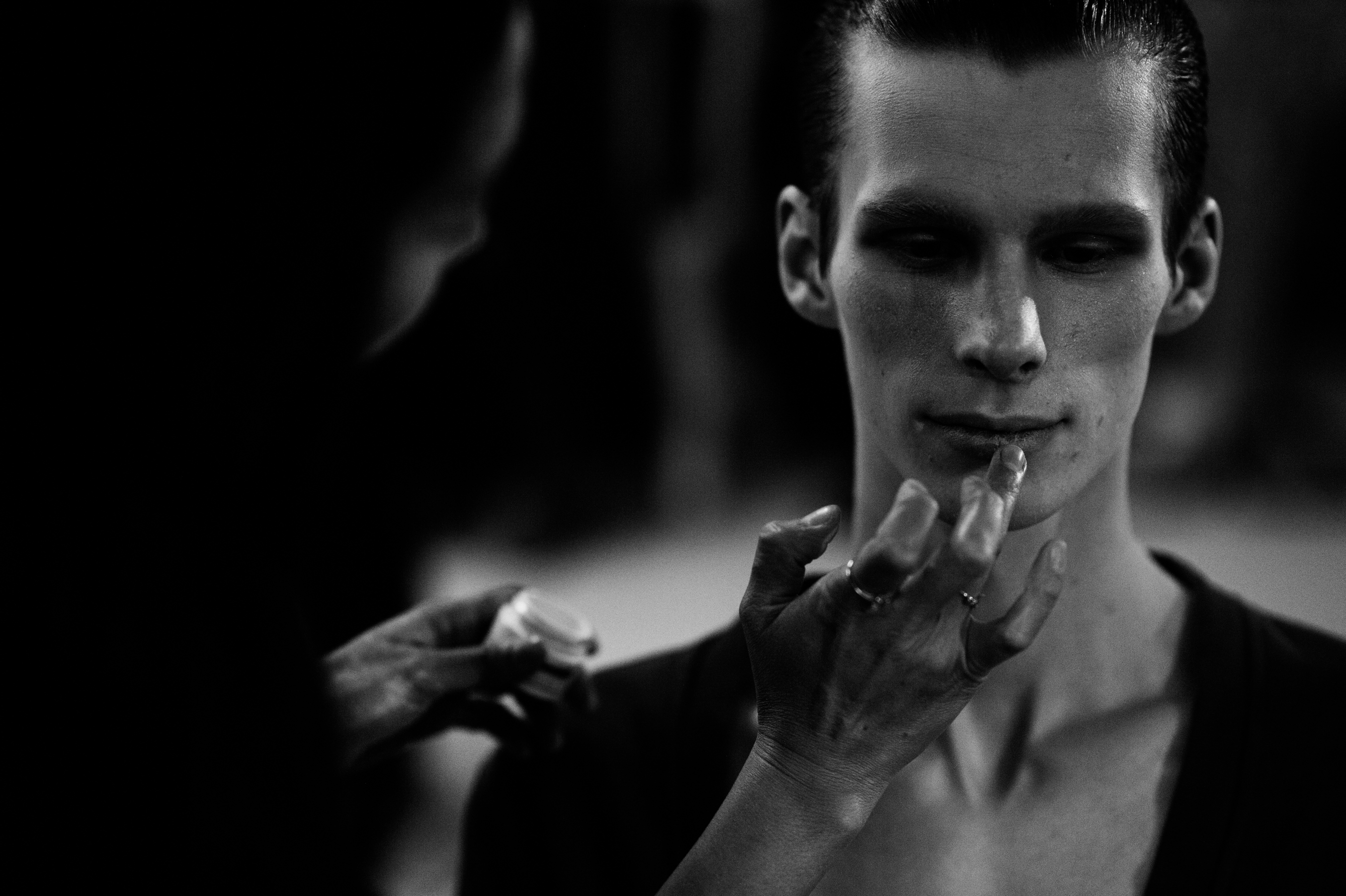 Estonian model in makeup