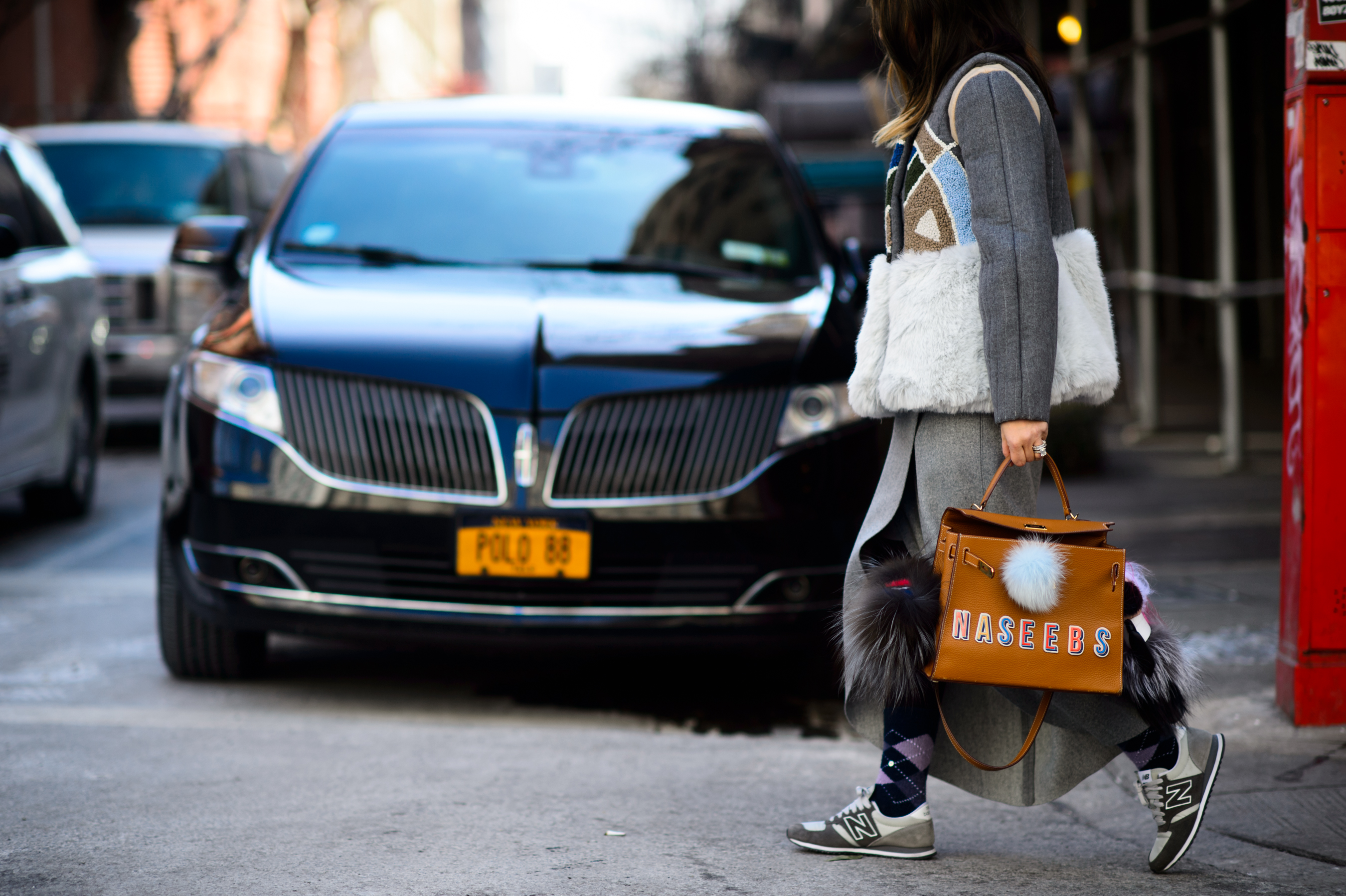 Russian woman with her Hermès bag