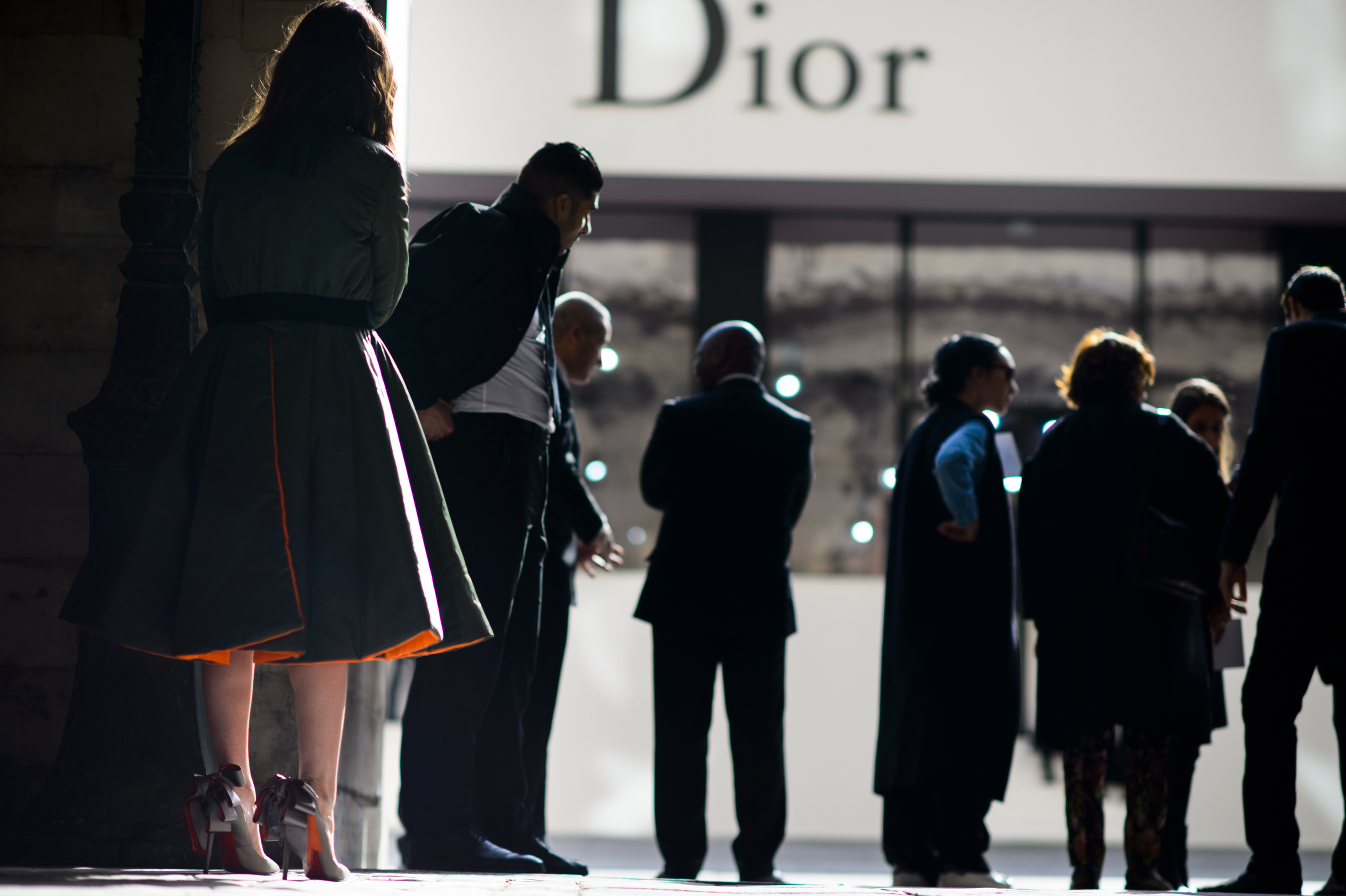Russian woman wearing Christian Dior