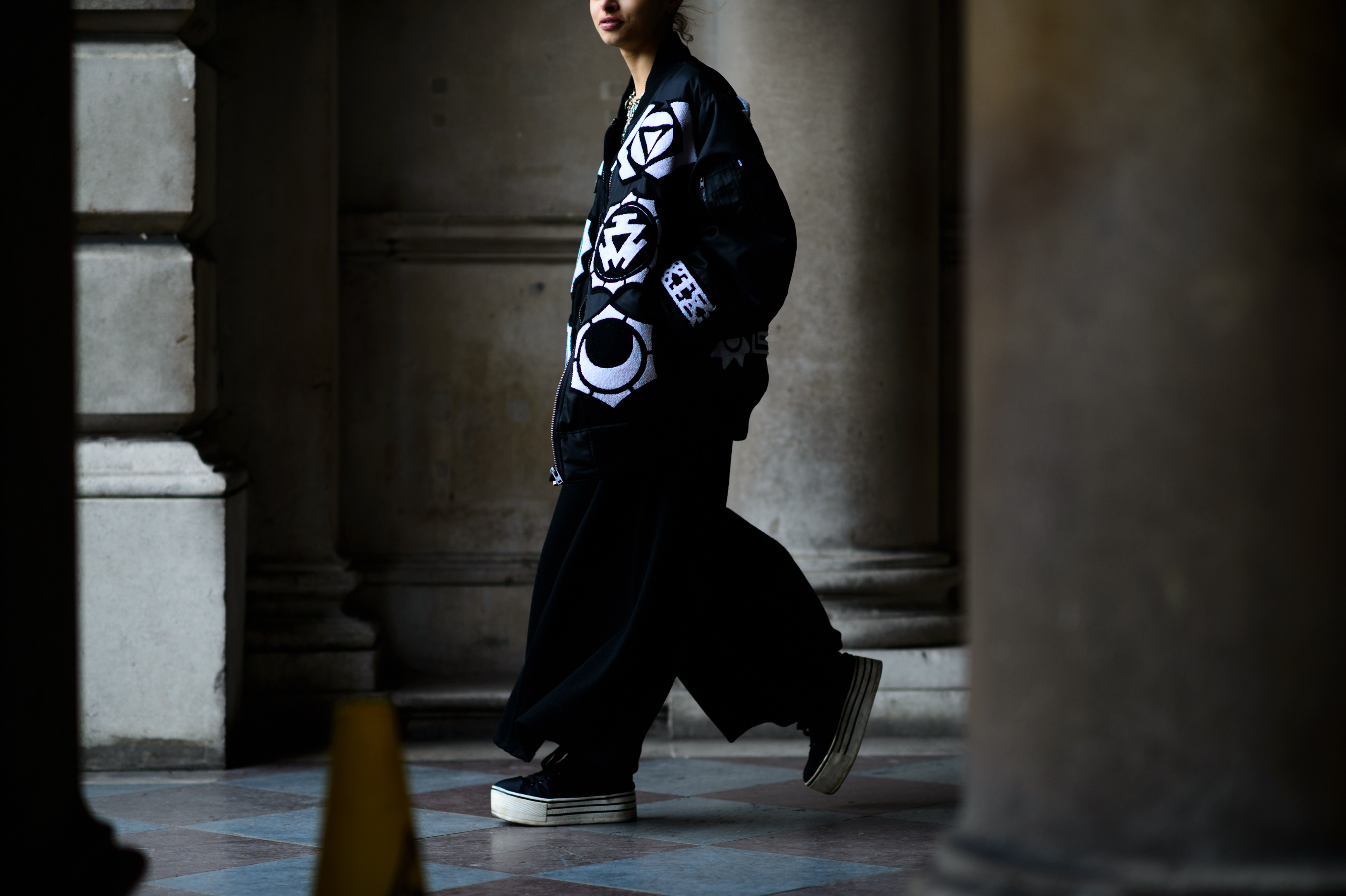 Girl wearing KTZ in England