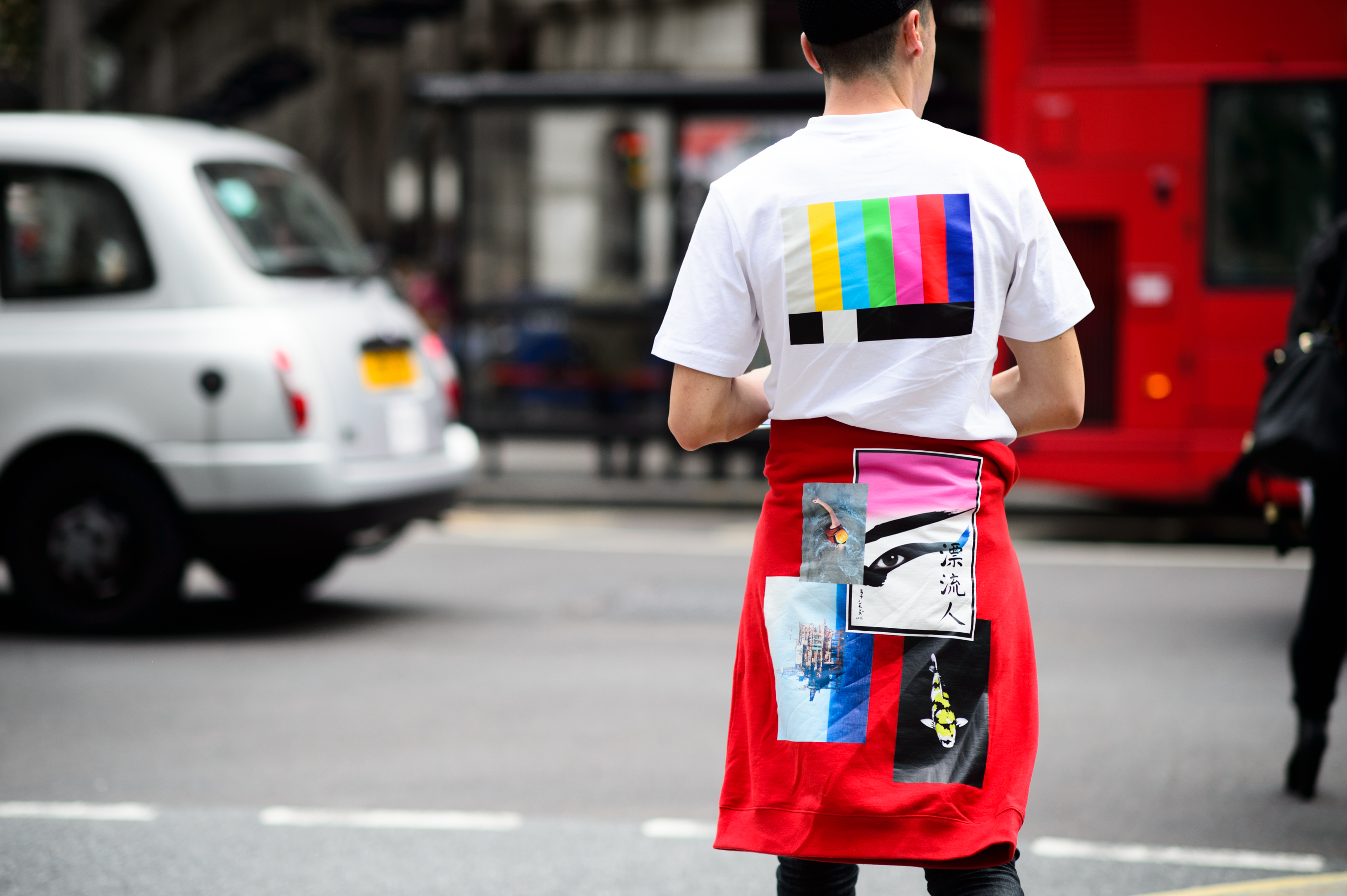 Man wearing Raf Simons in England