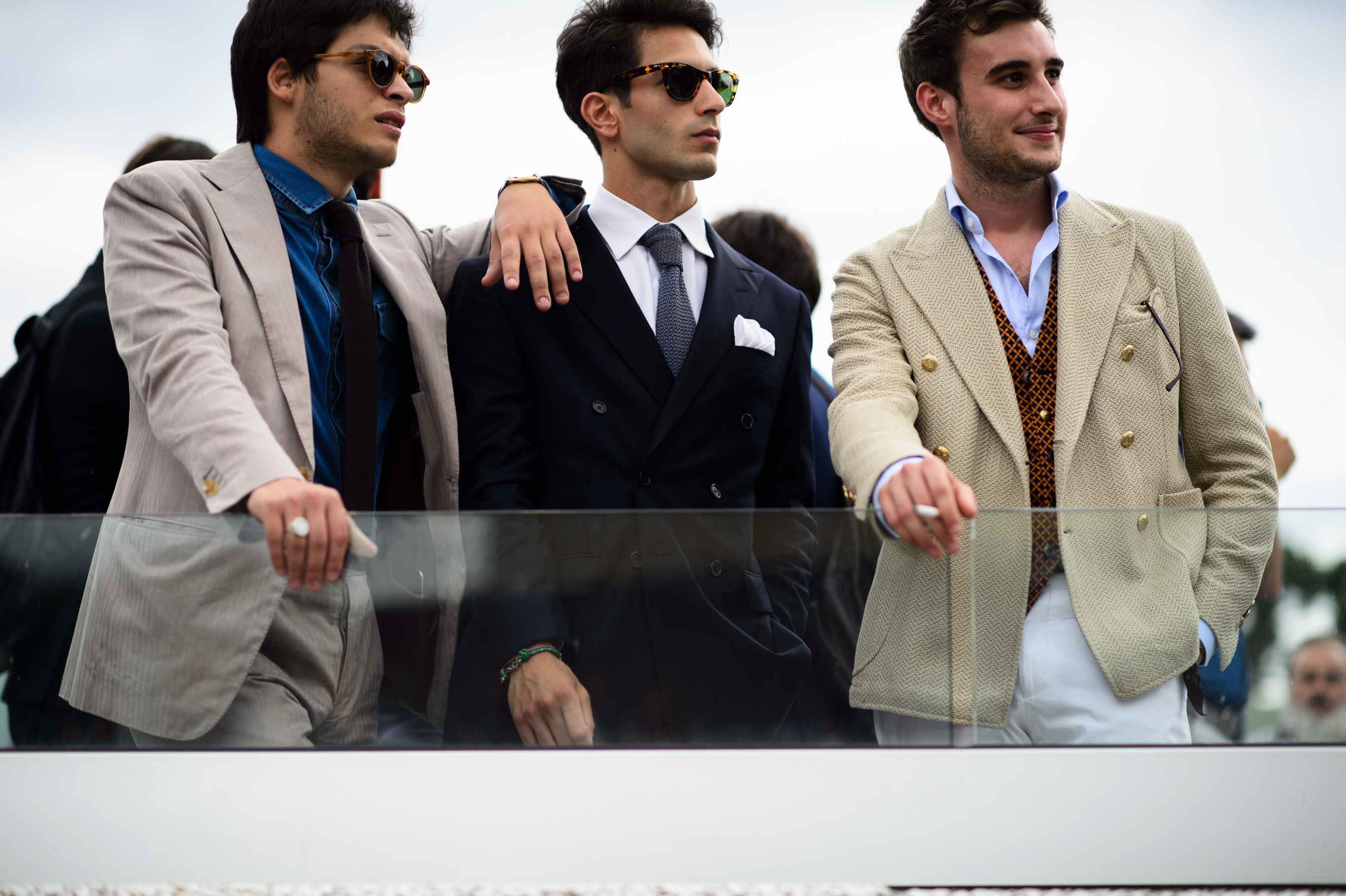 Three Italian men in suits