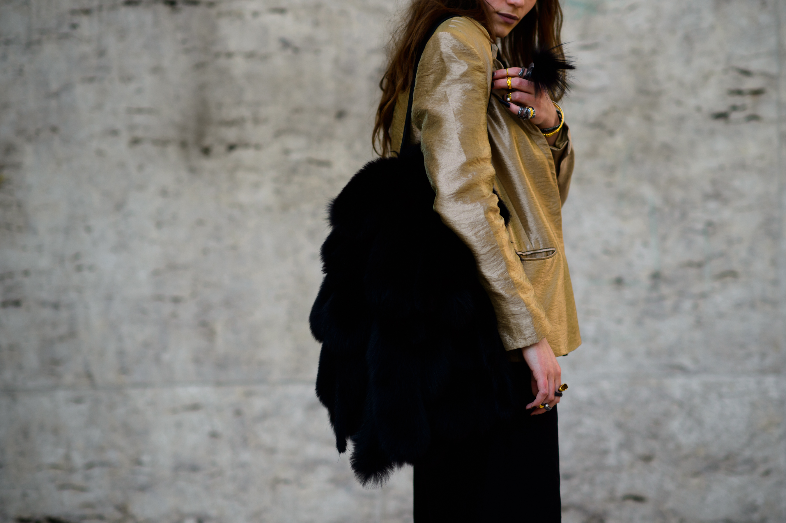 Swedish girl before Rick Owens
