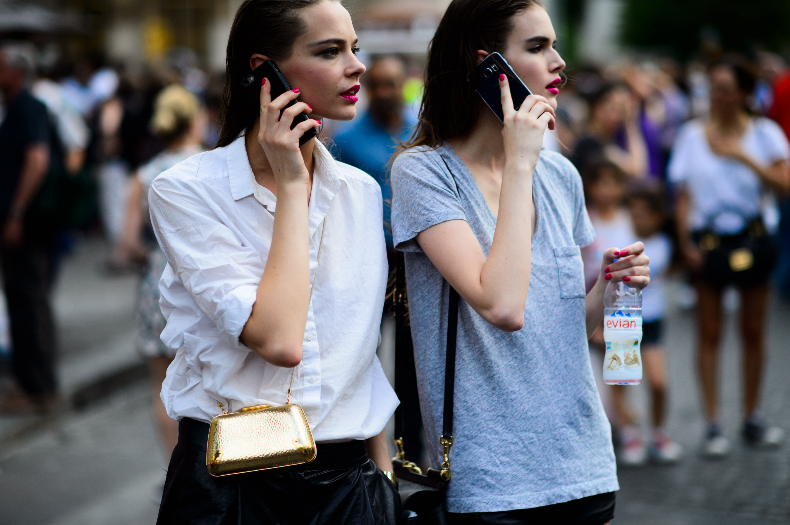Serbian and American models after Giorgio Armani Privé