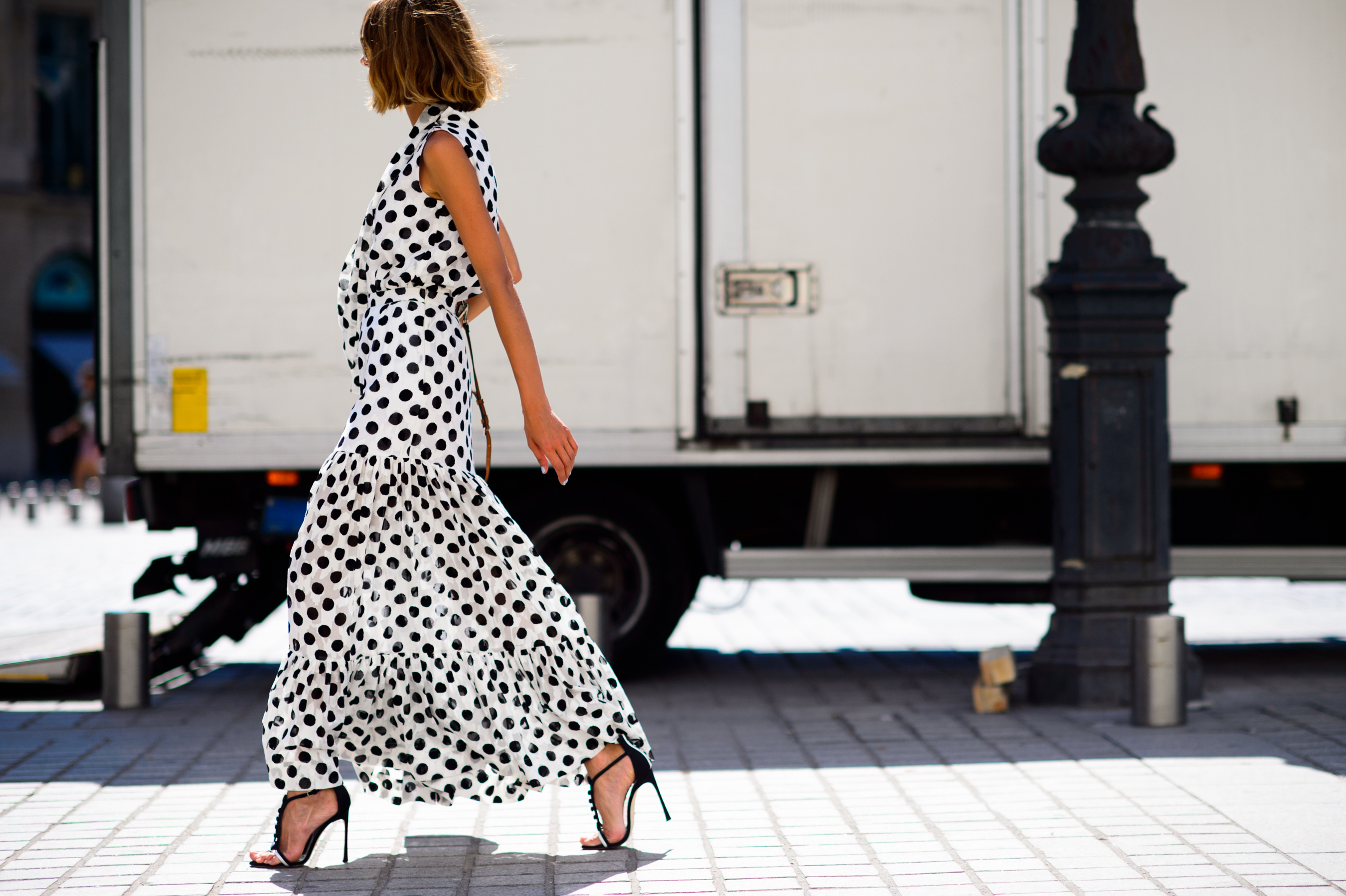Argentinian blogger attends couture show