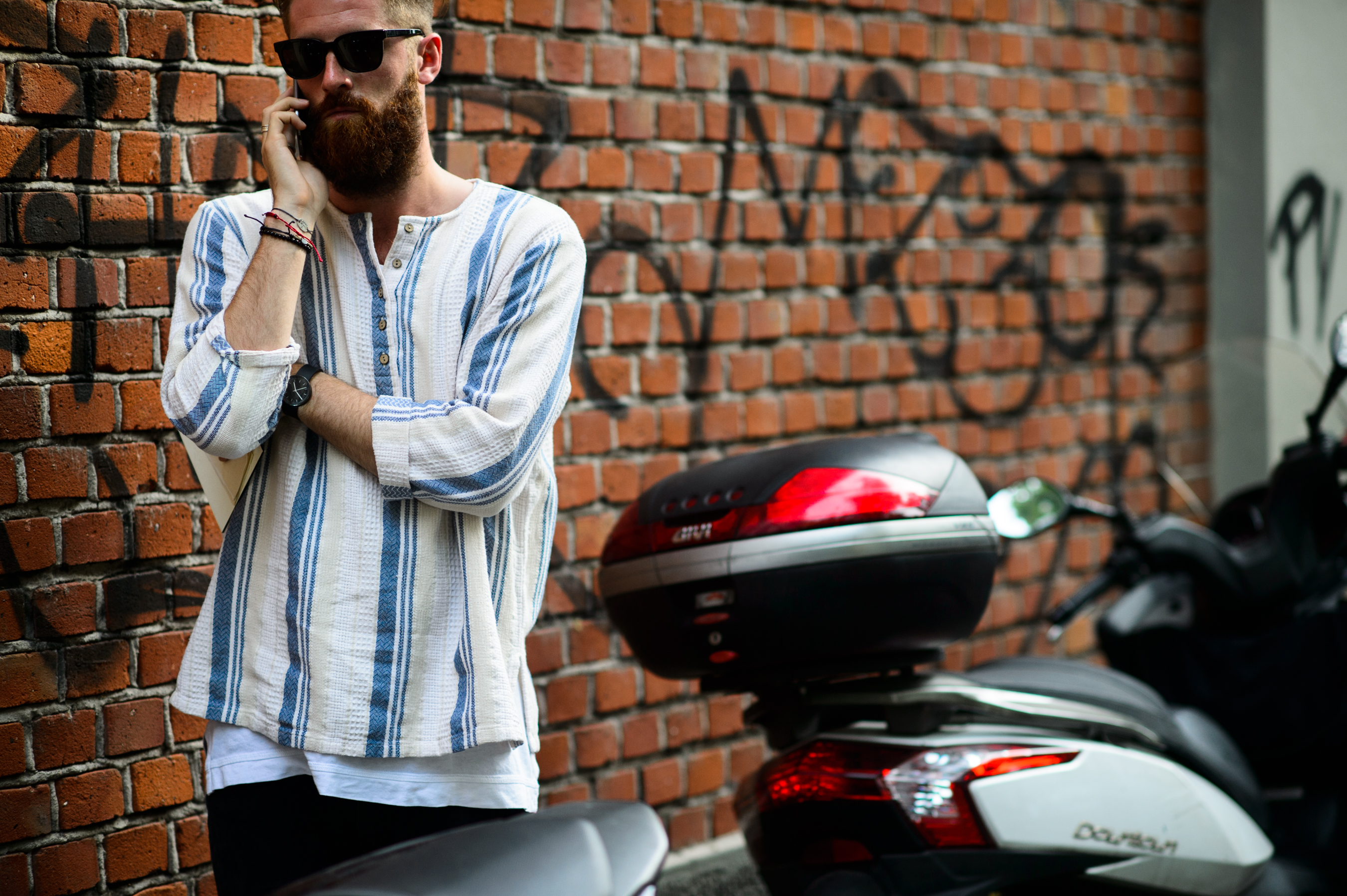 Menswear buyer before the show