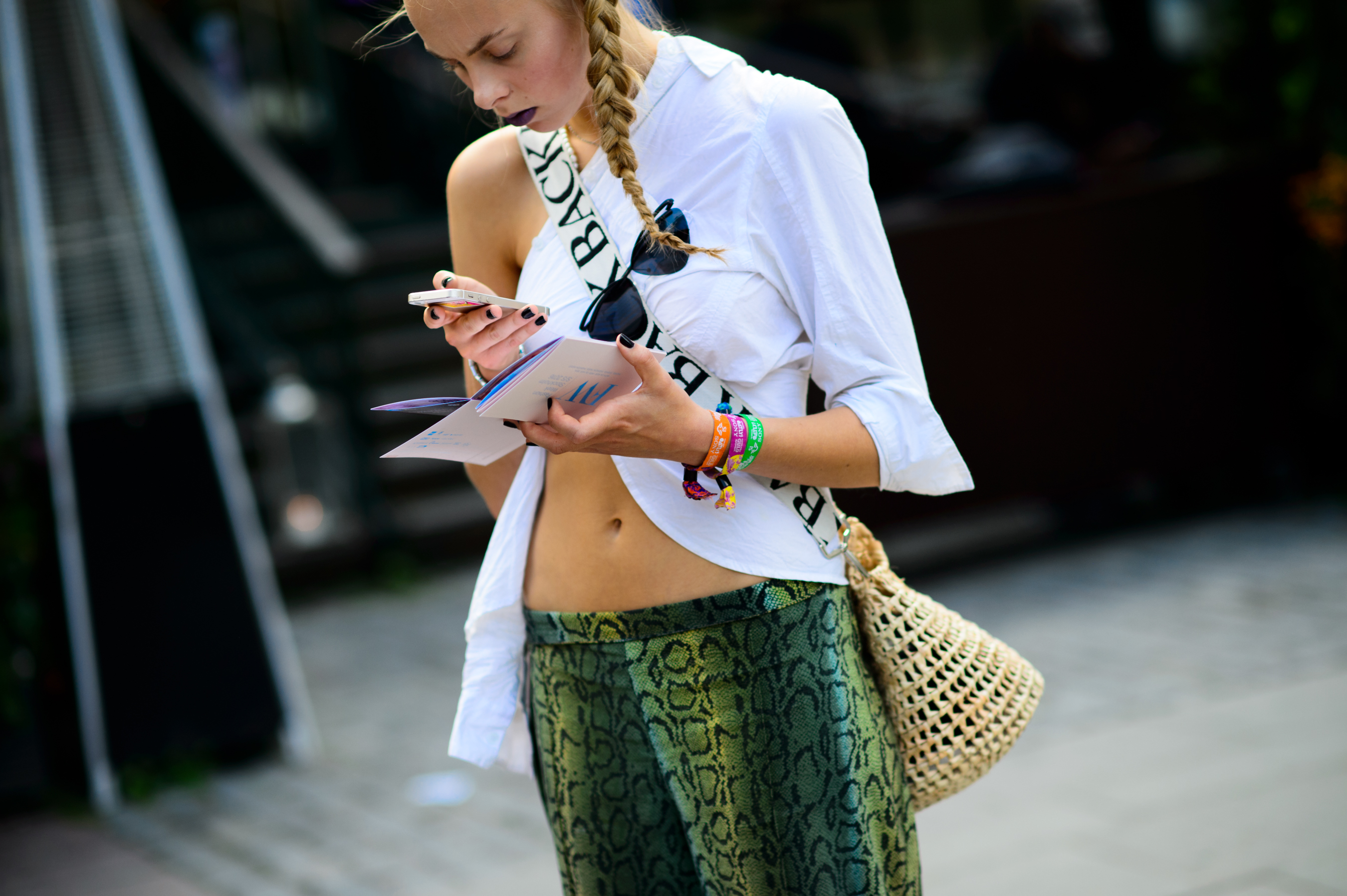 Swedish girl wearing Anne Sofie Back