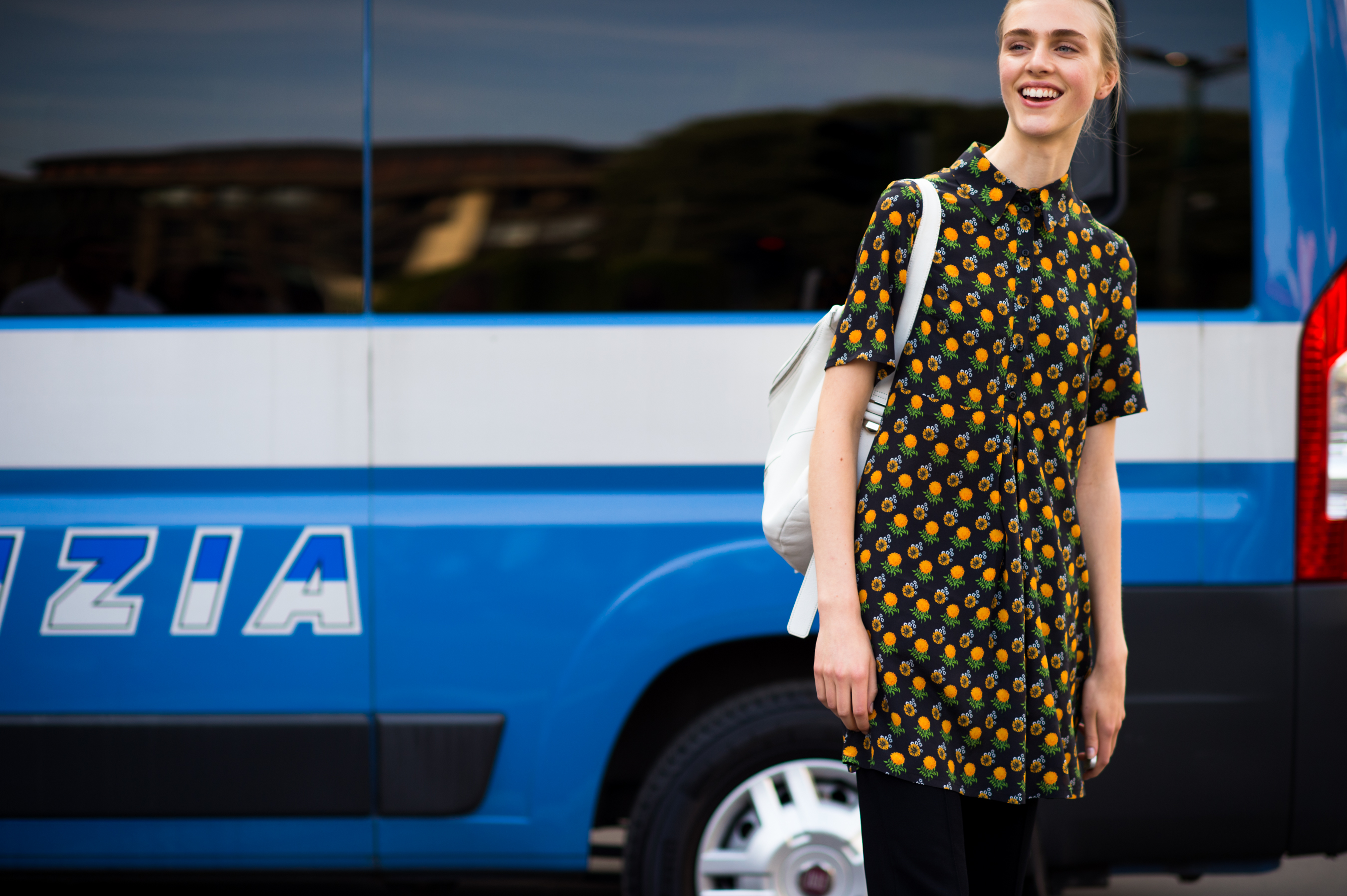 Swedish model after Jil Sander show