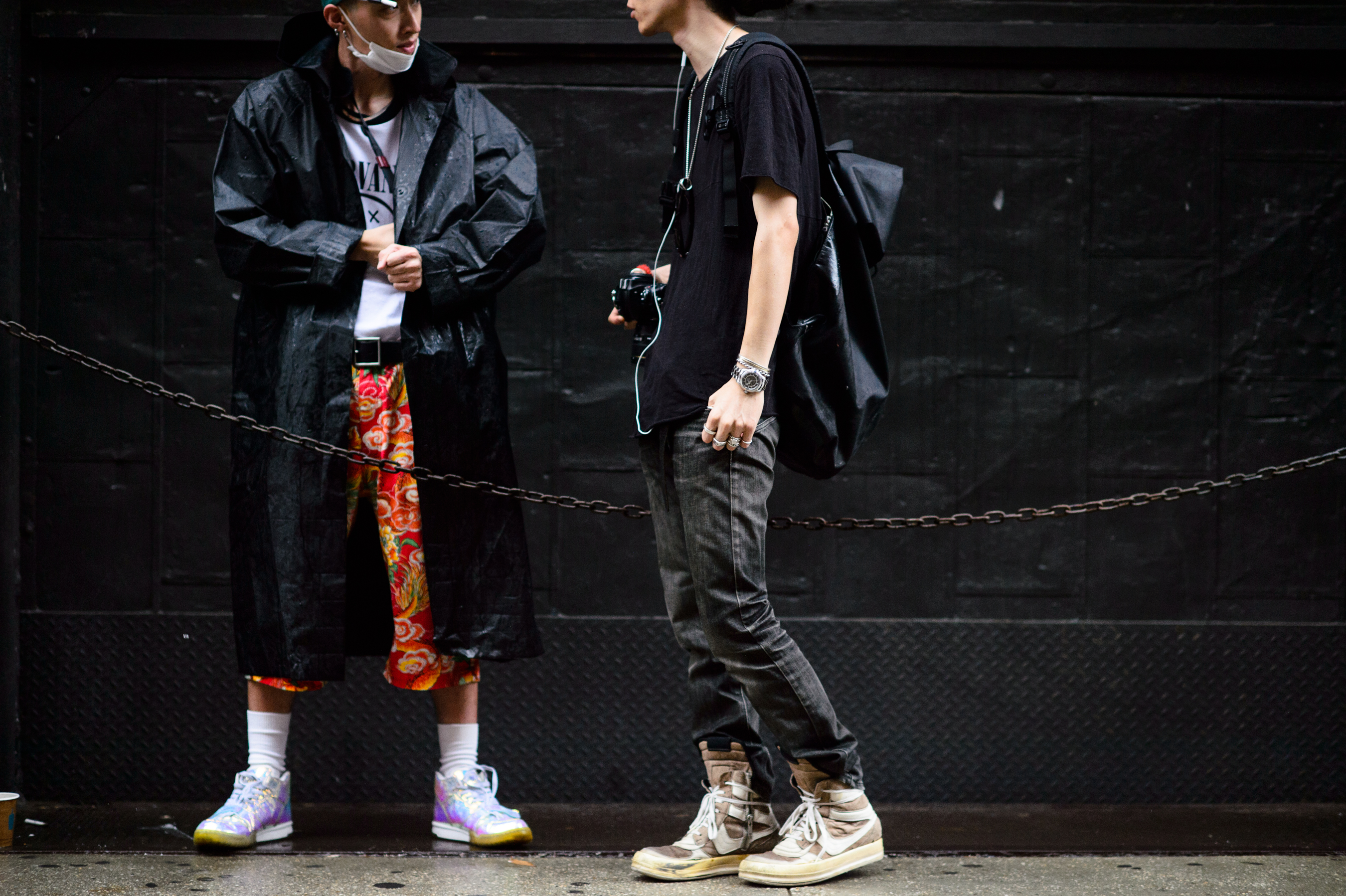 Korean and Japanese photographers on the street