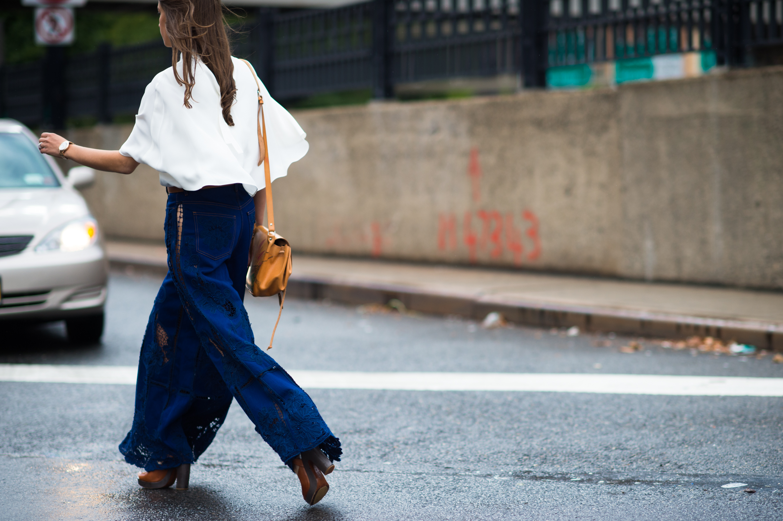 Harper's Bazaar editor before the show