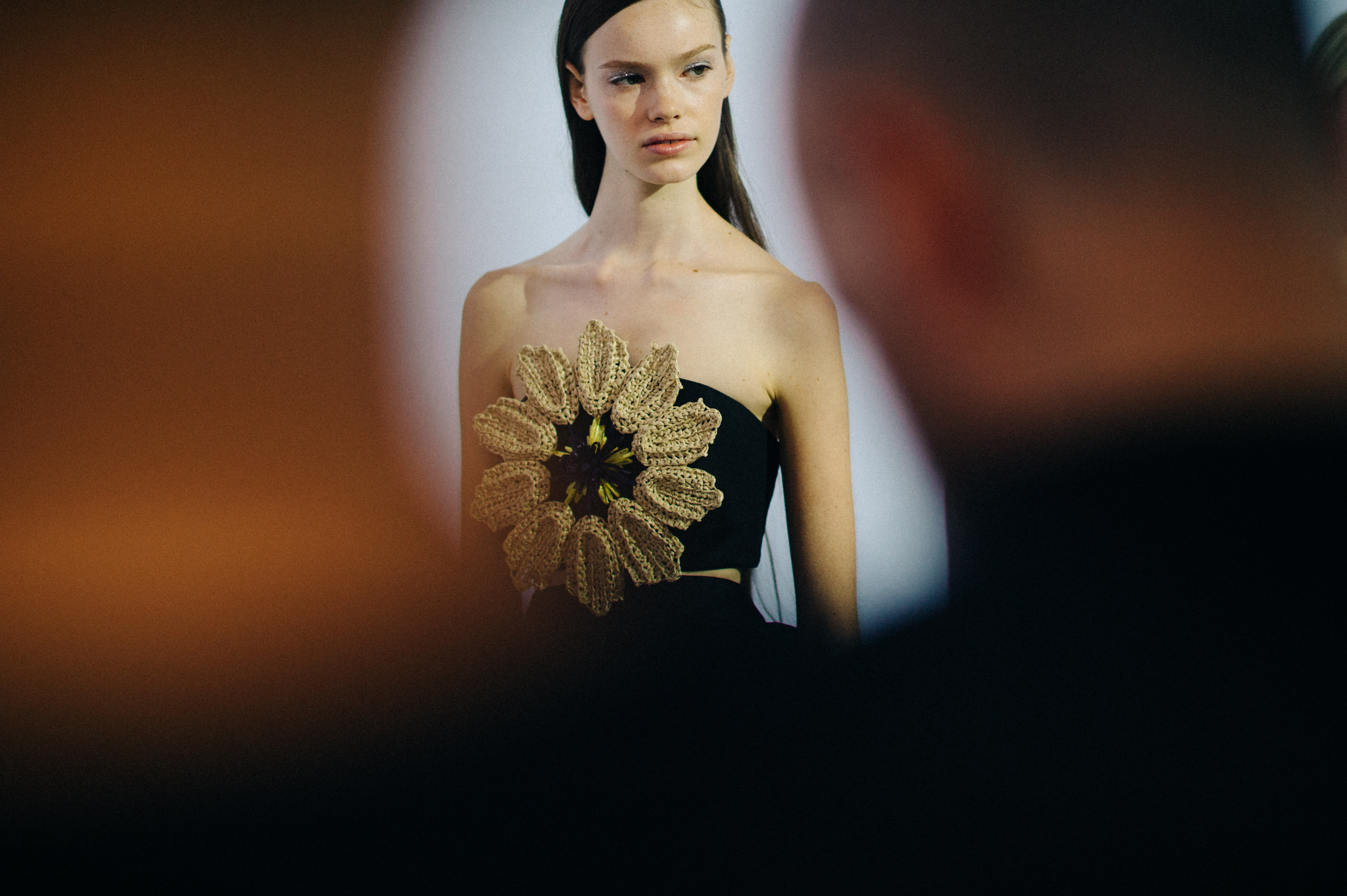 Model before the show