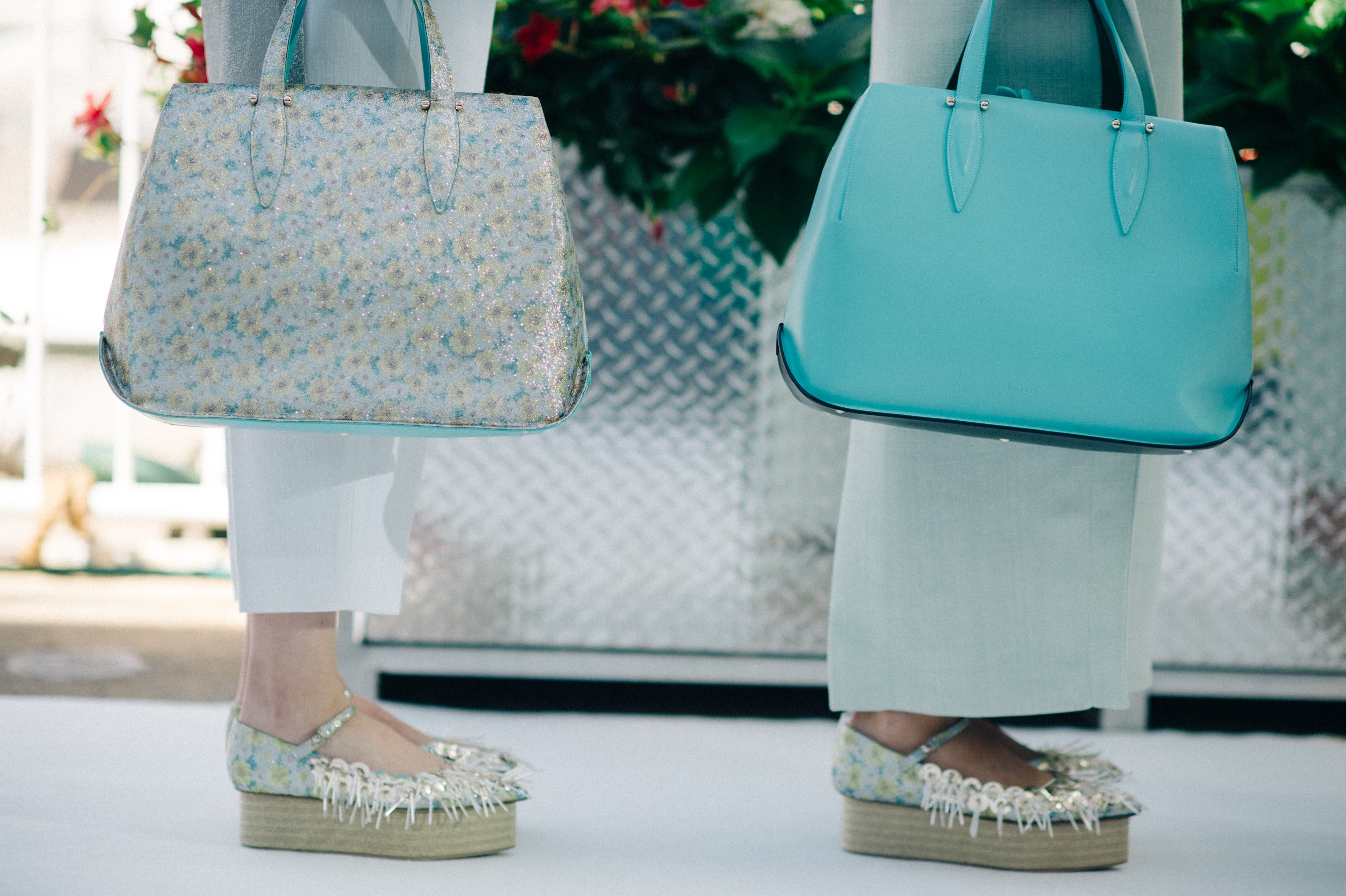 Close up of bags and shoes