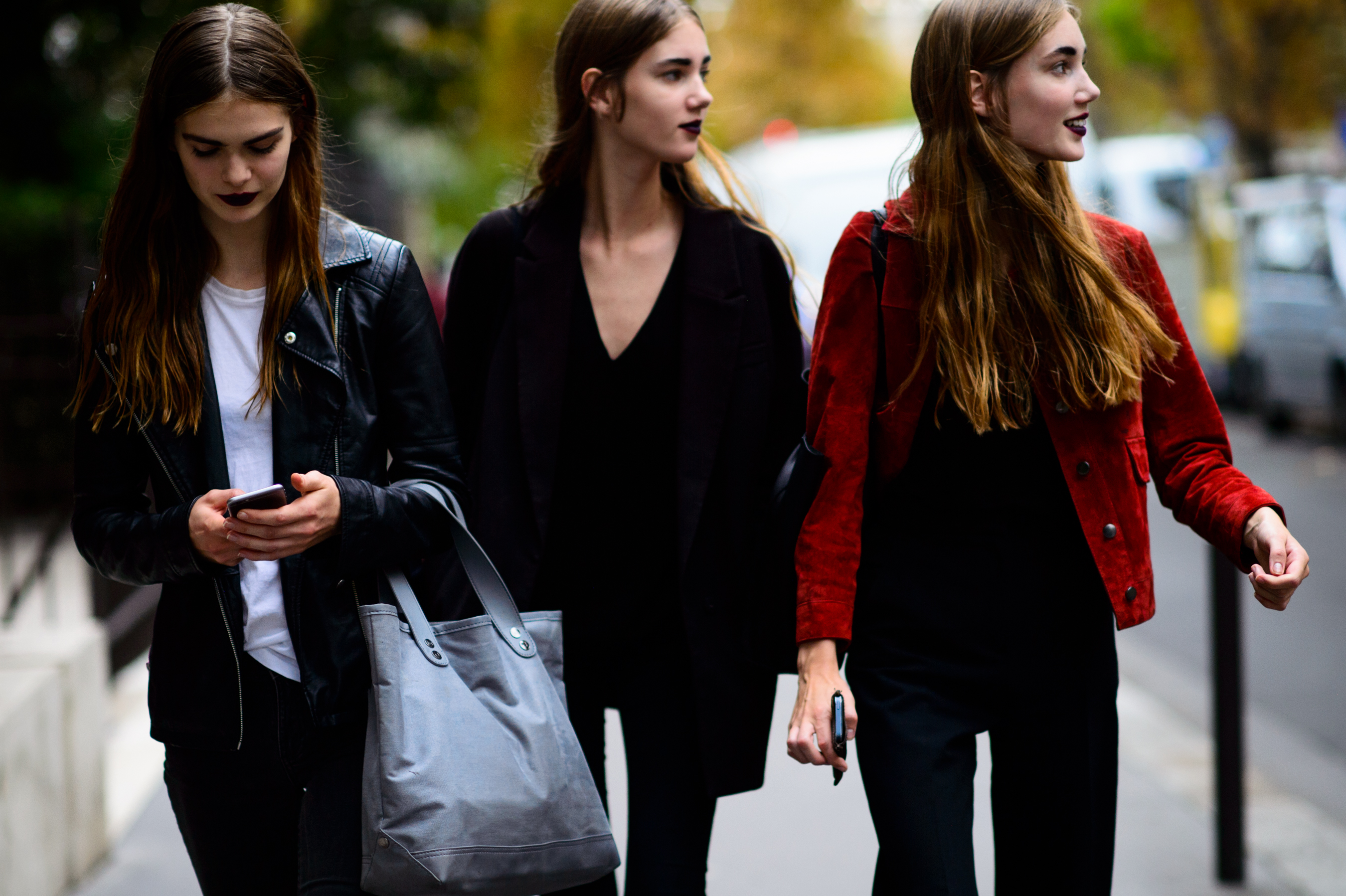 Three models after the show