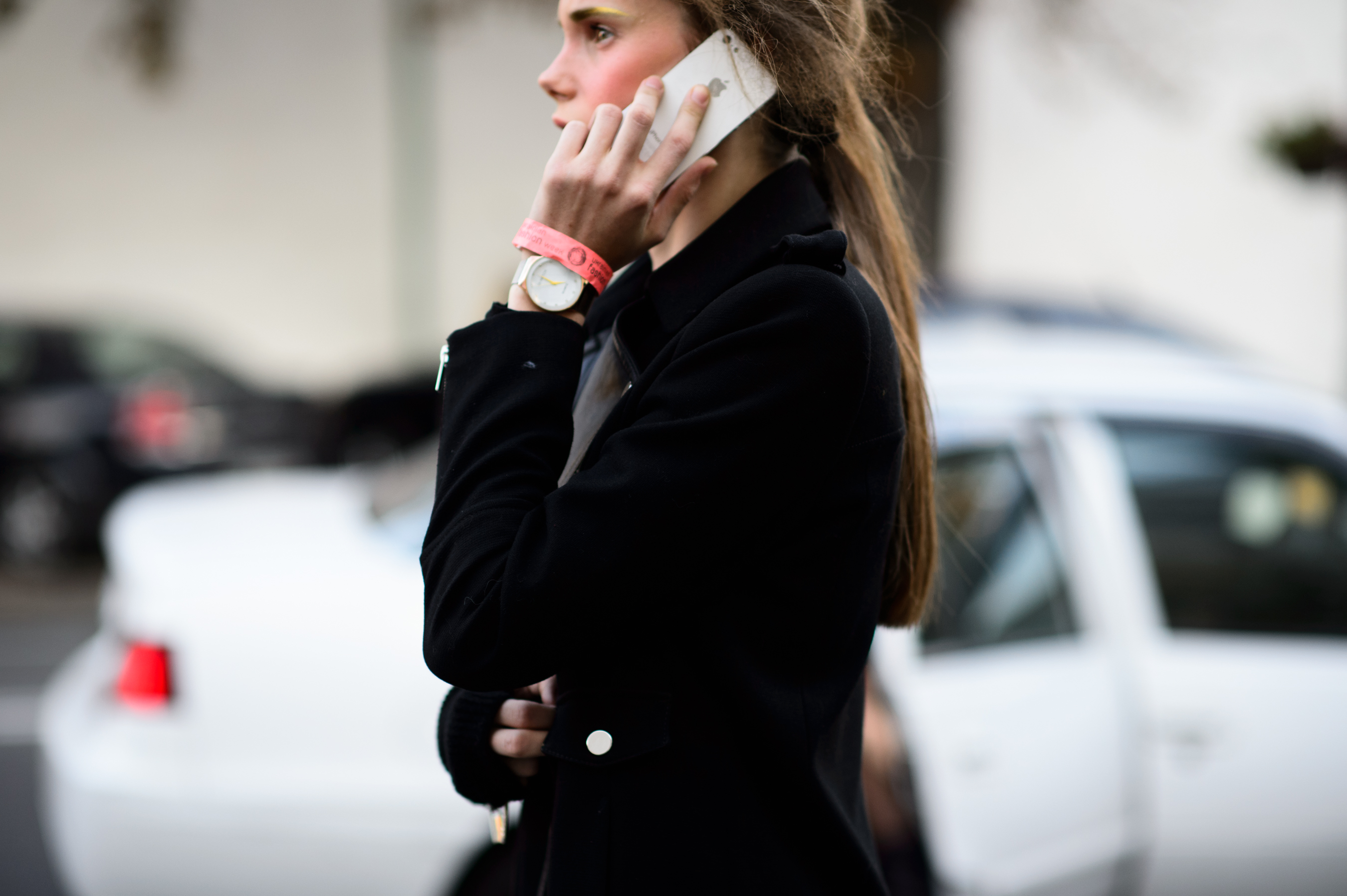 Ukrainian model at the UFW venue