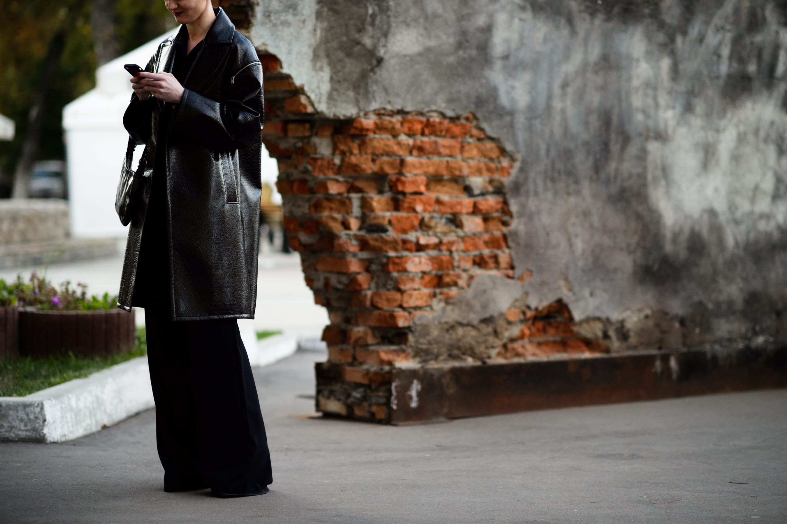 Ukrainian Vogue editor at the show venue