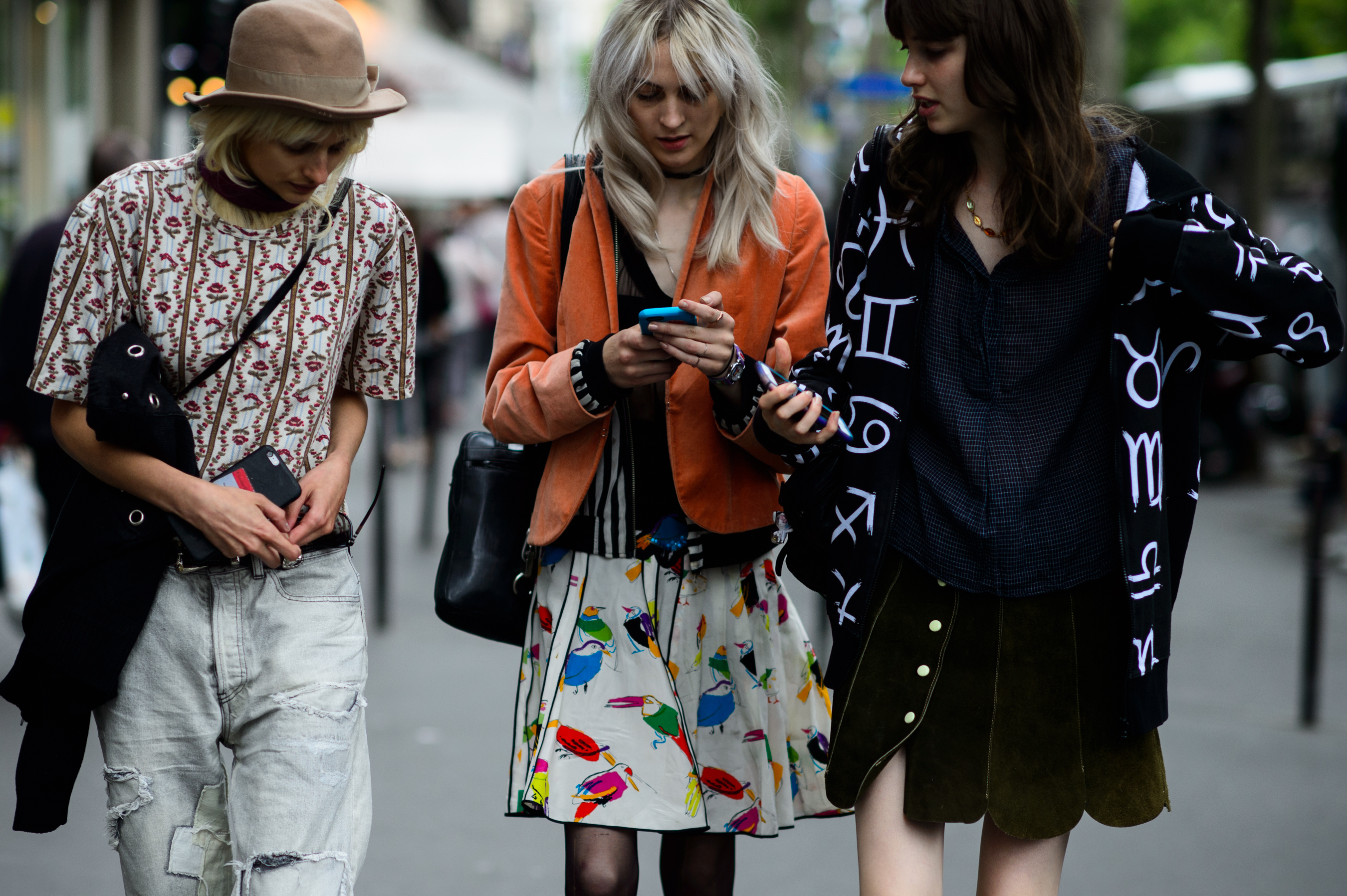 Three models after the show