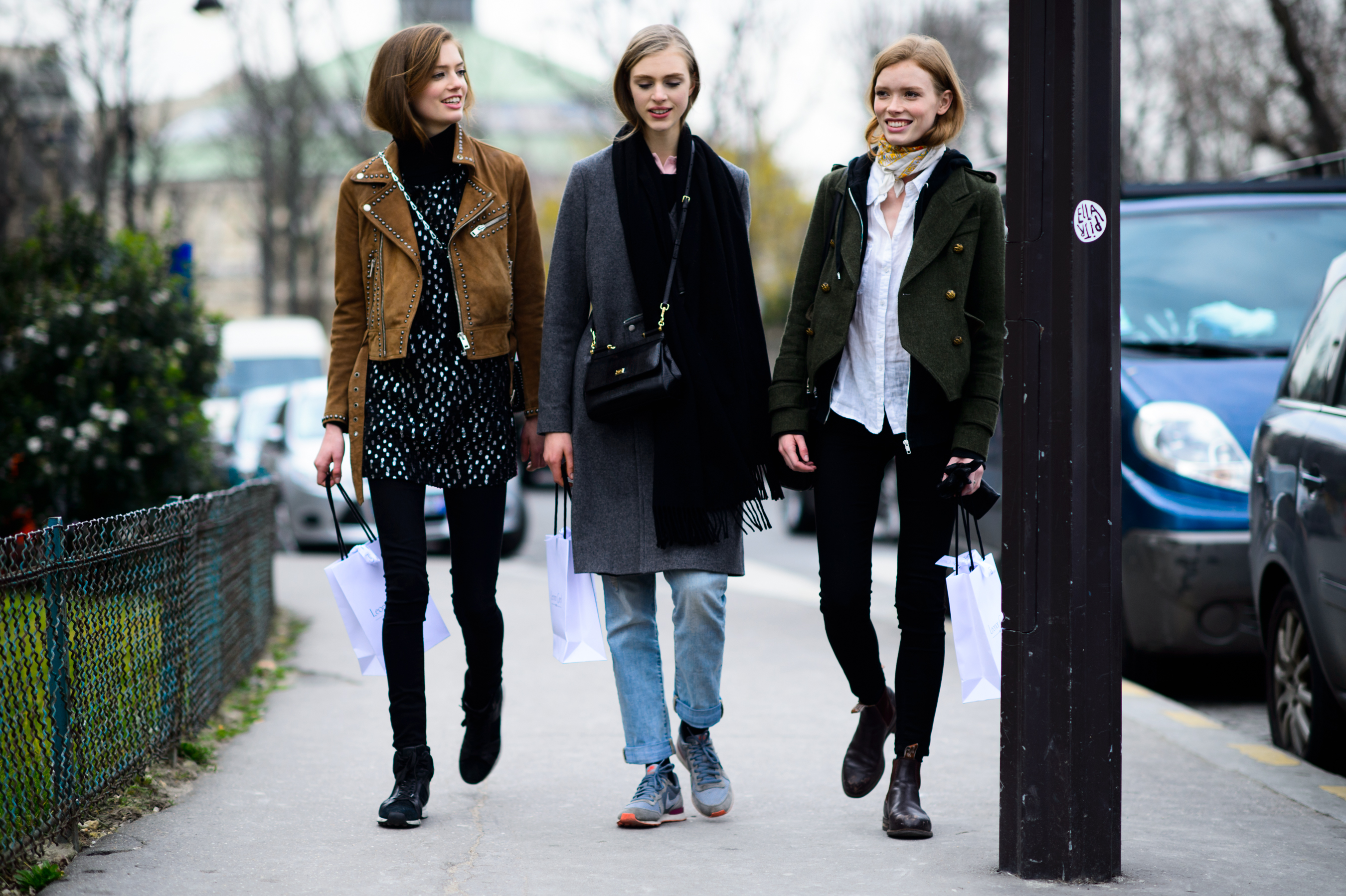 Three models after the show