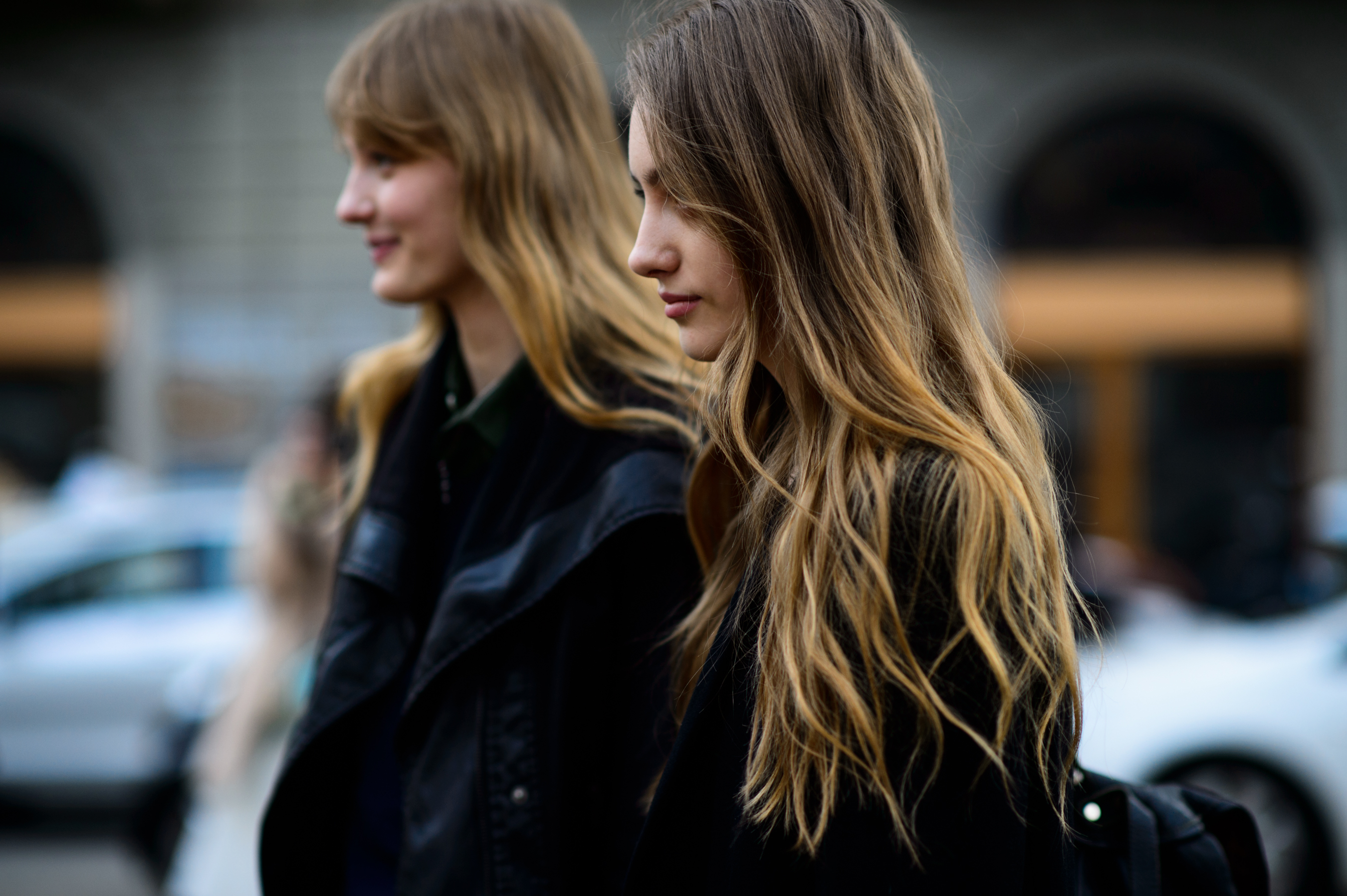 Two models after the show