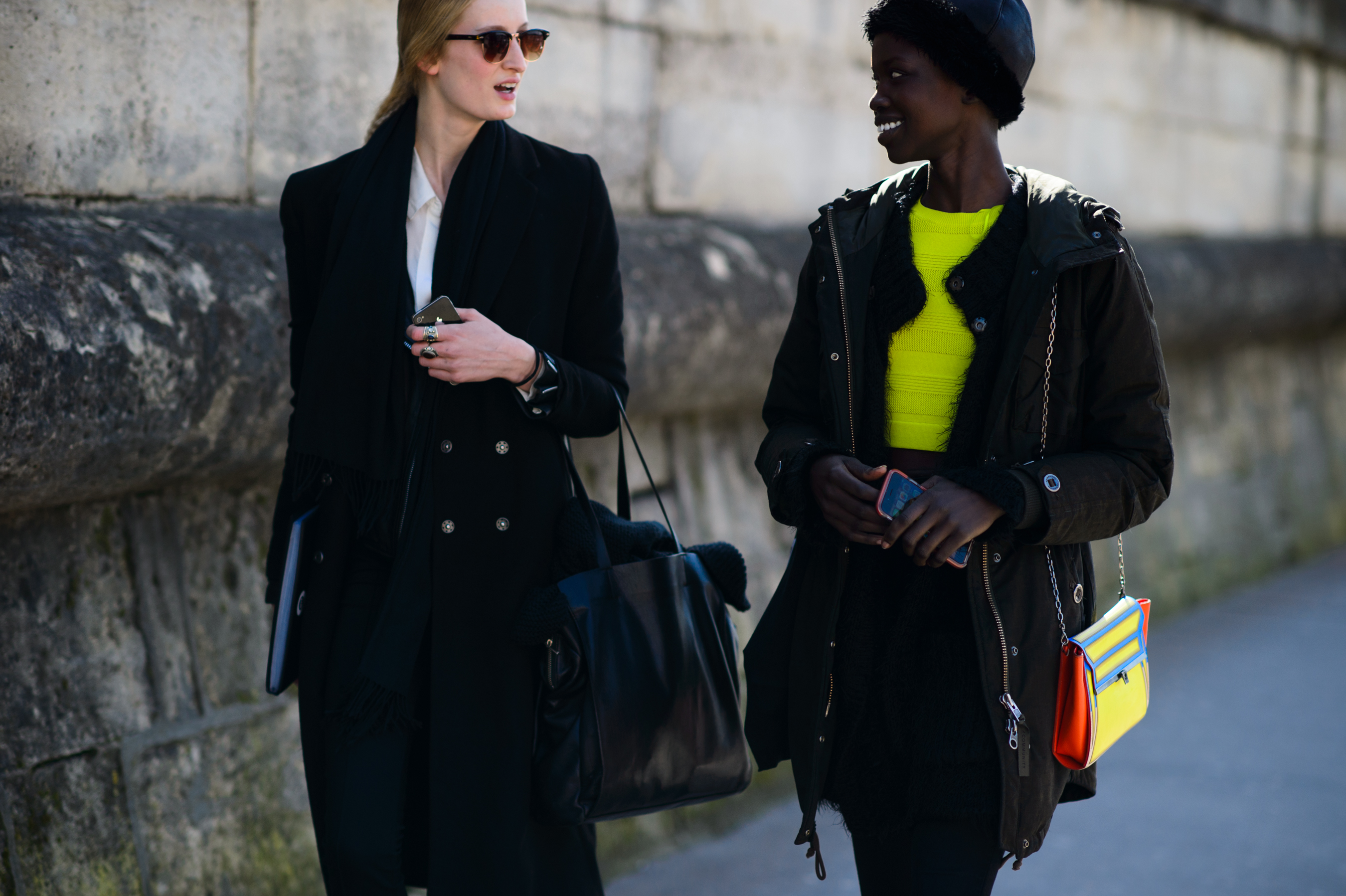 Two models after the show