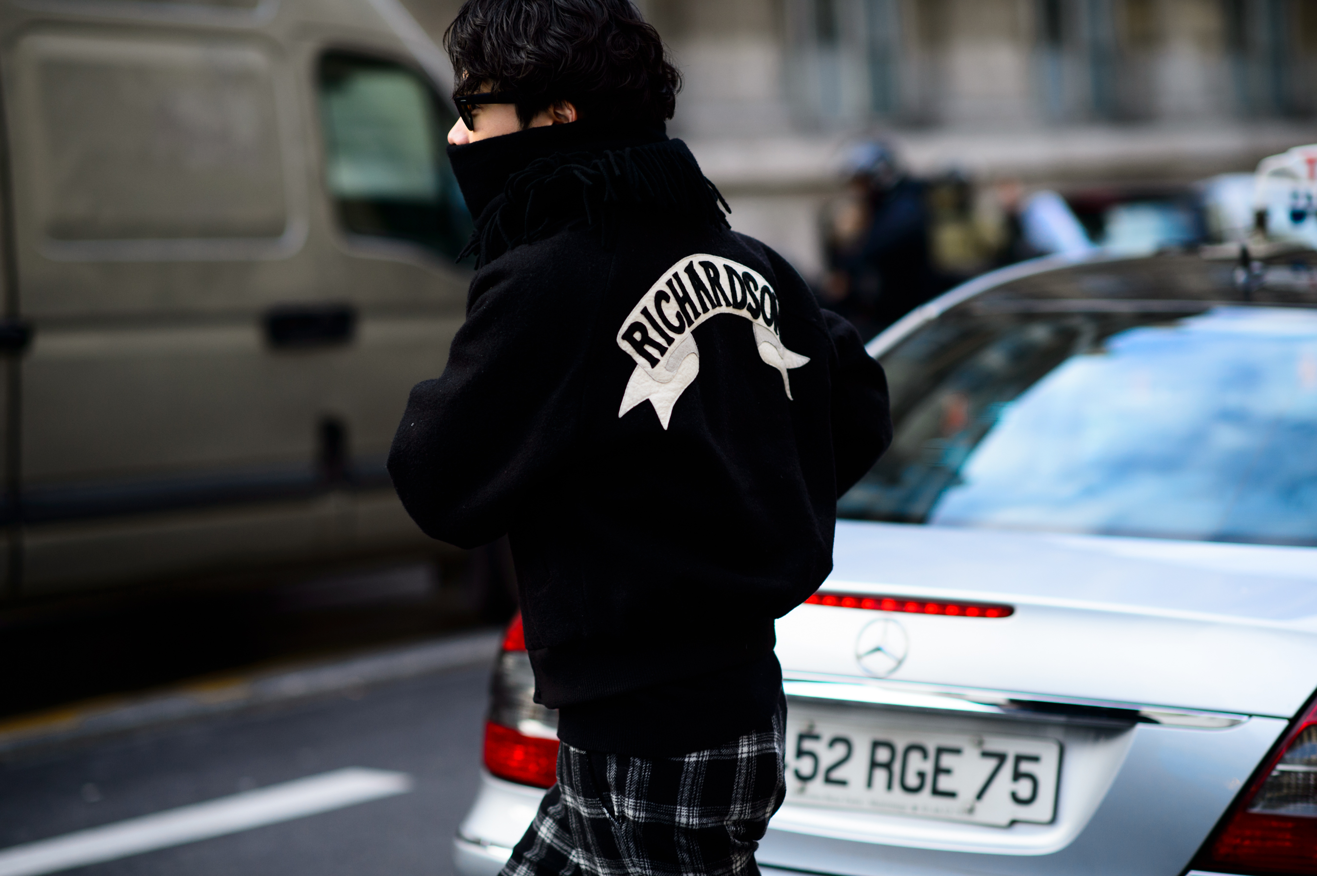 Woman wearing jacket
