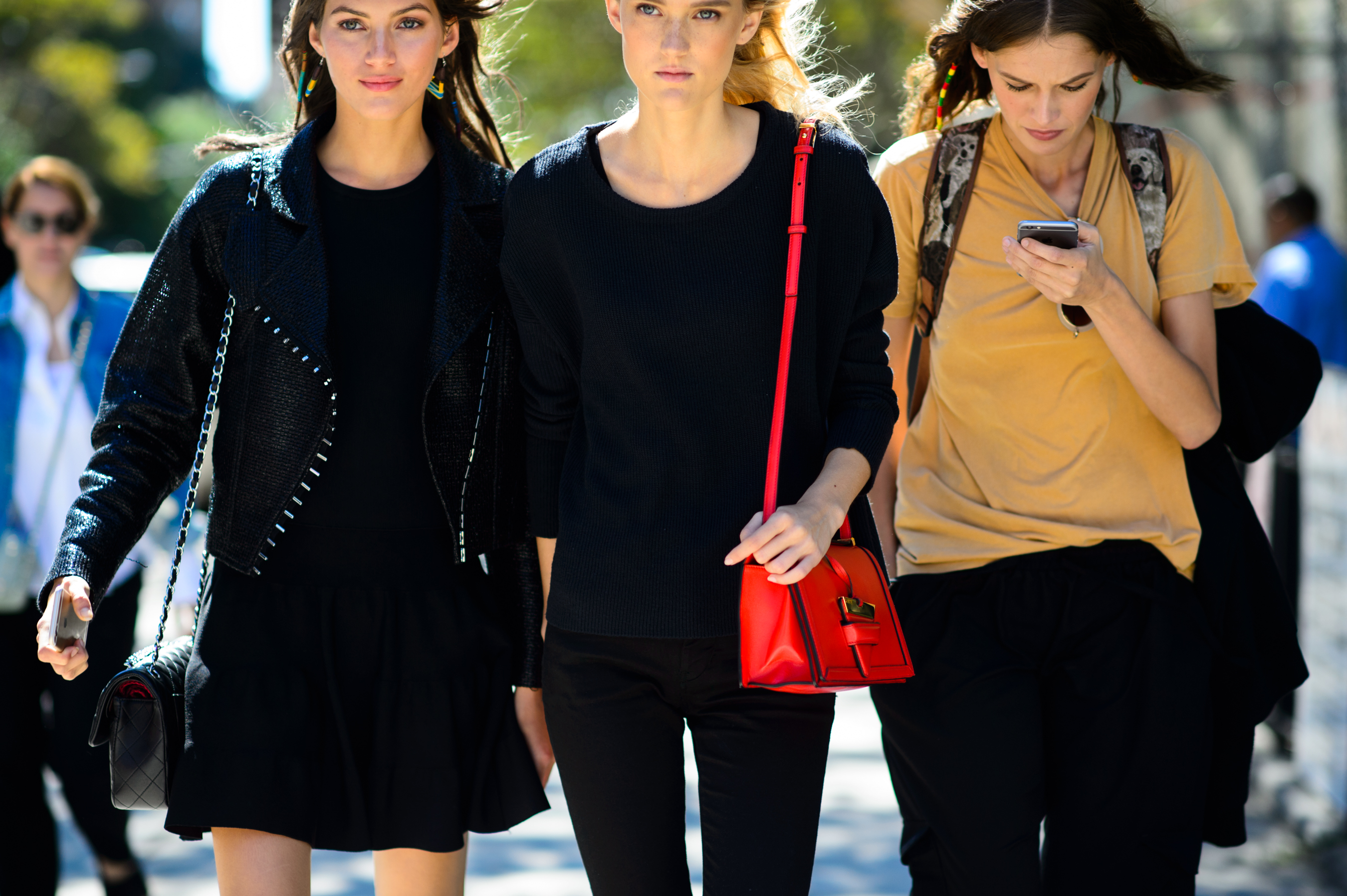 Three models after the show