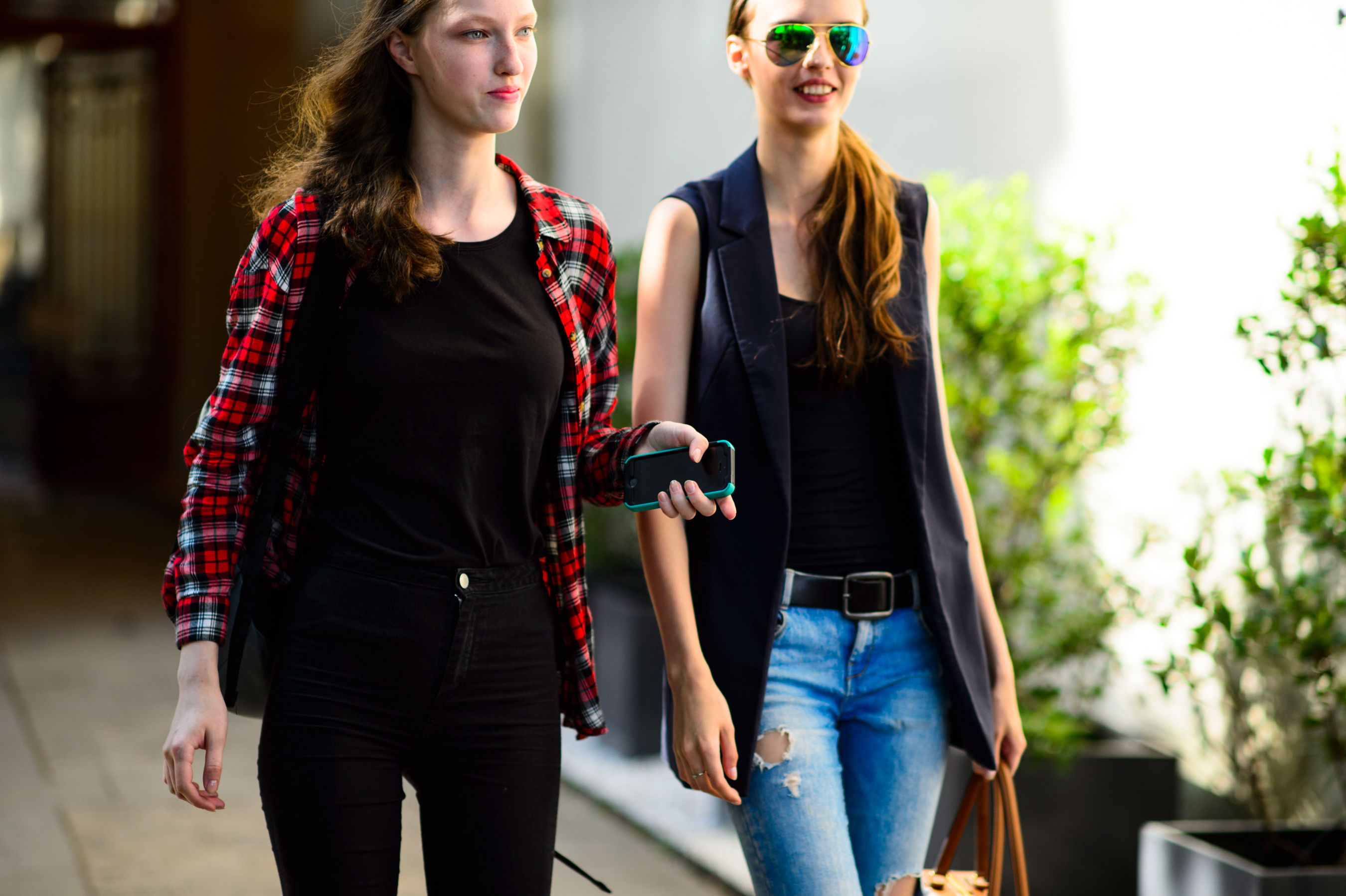 Two models after the show