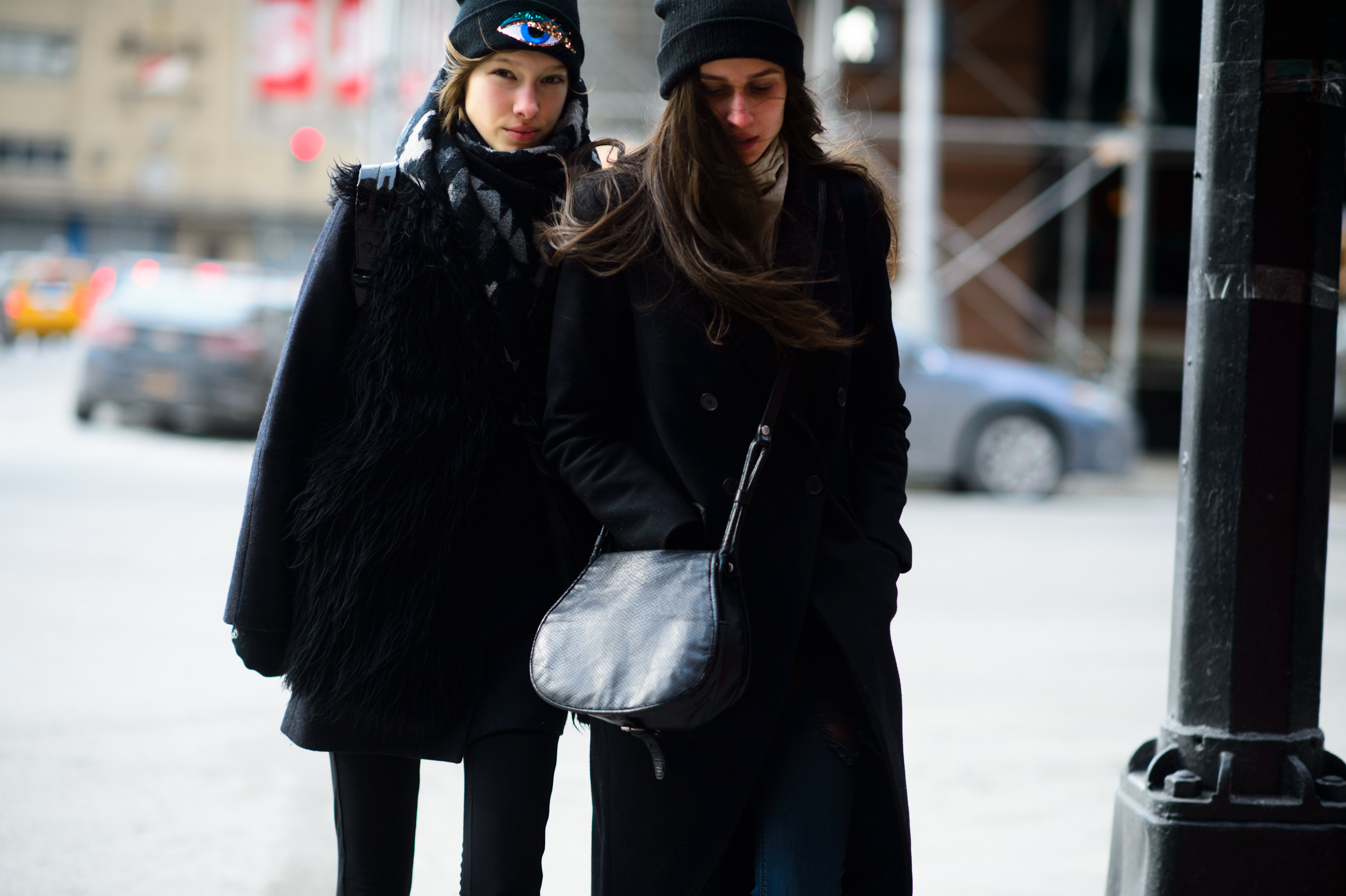 Two models after the show