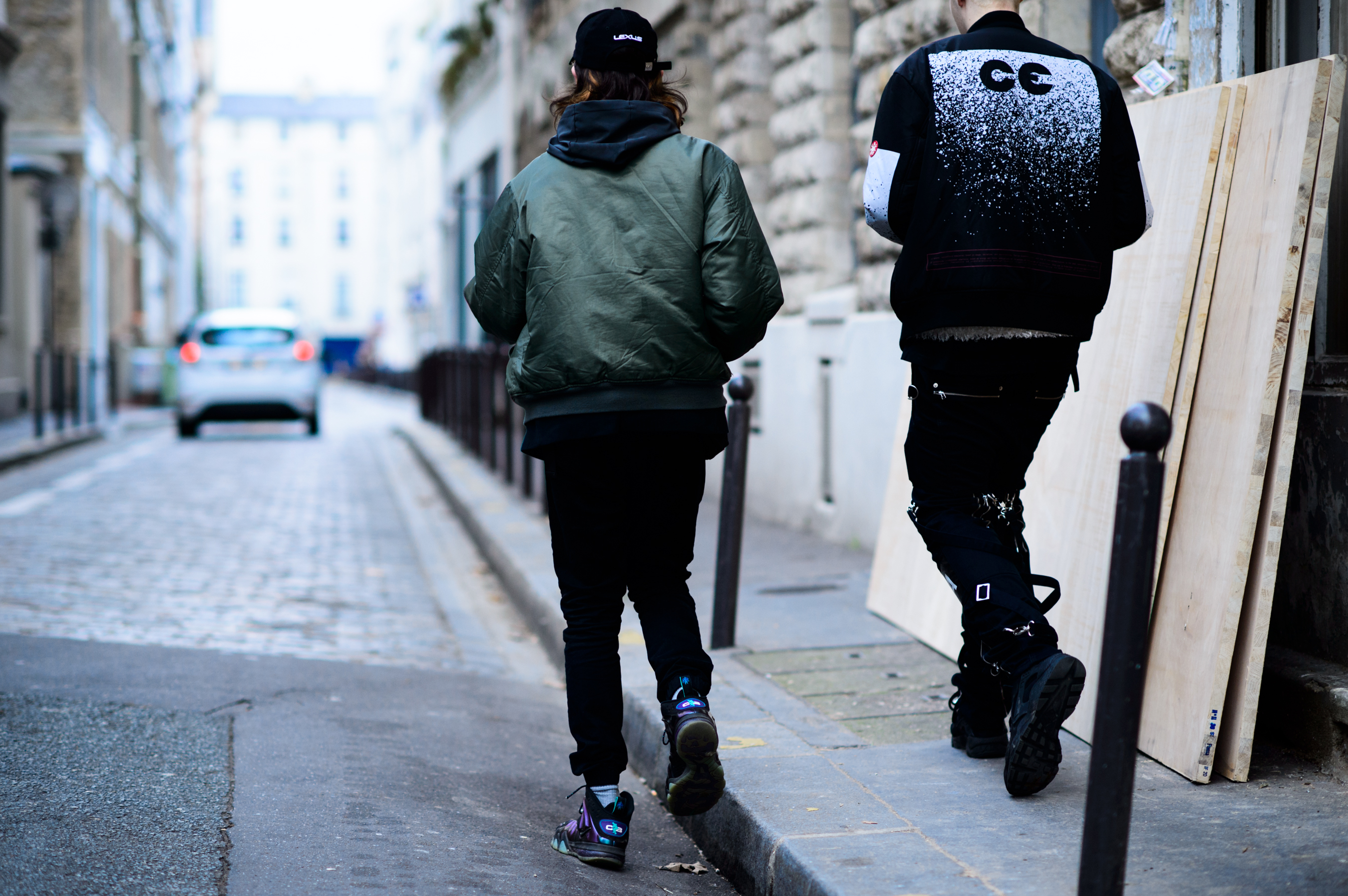 Two men before the show