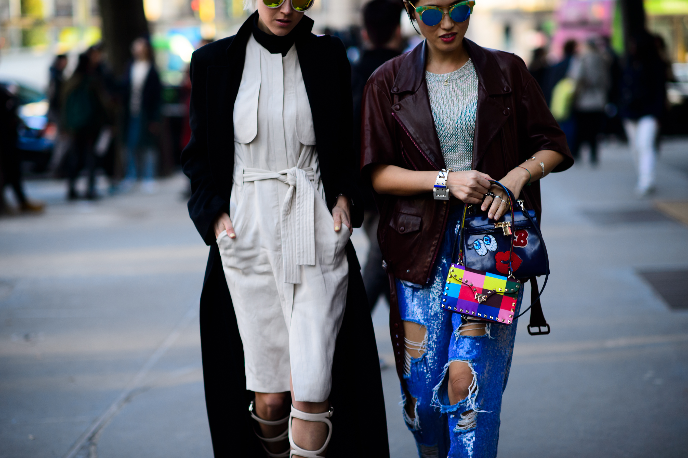 Two bloggers after the show