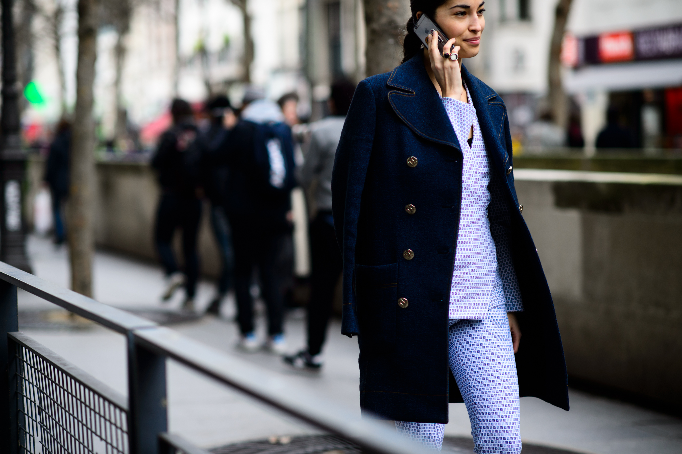 Tank magazine editor after Sacai show