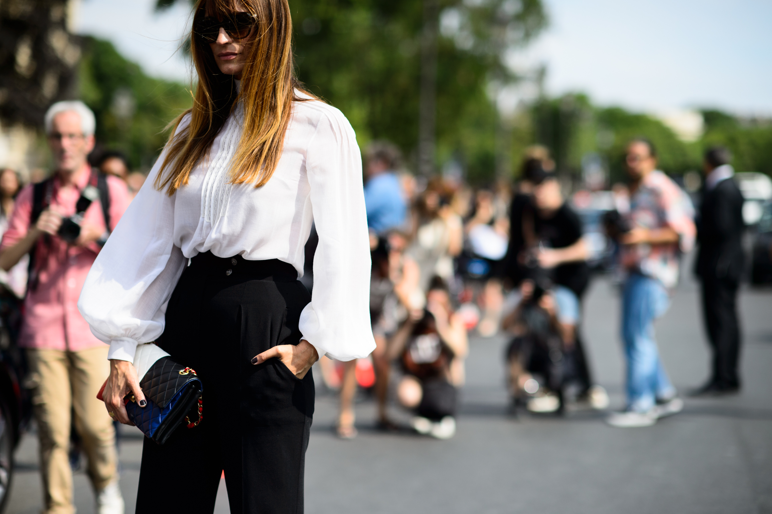 French model after Chanel show