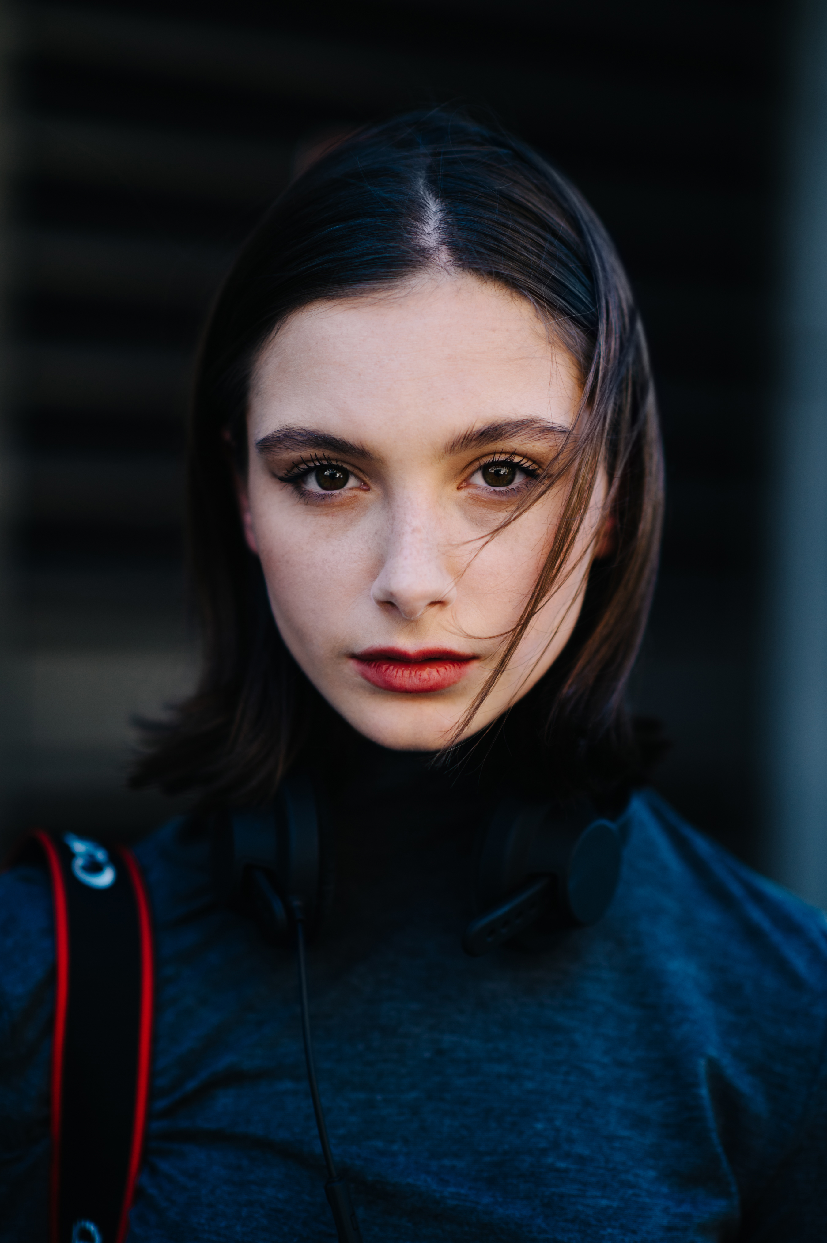 Portrait of a female photographer