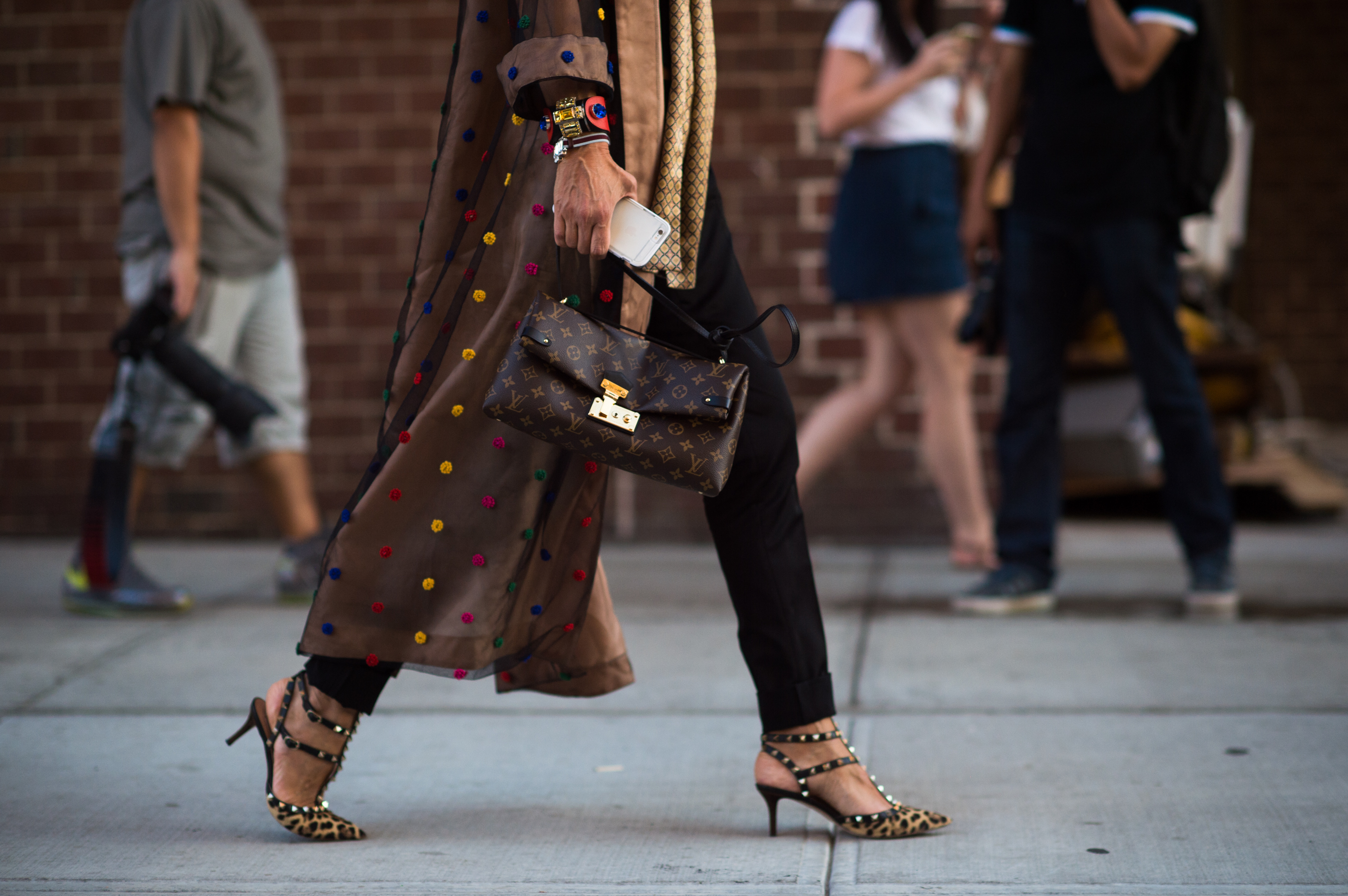 French buyer before Givenchy show