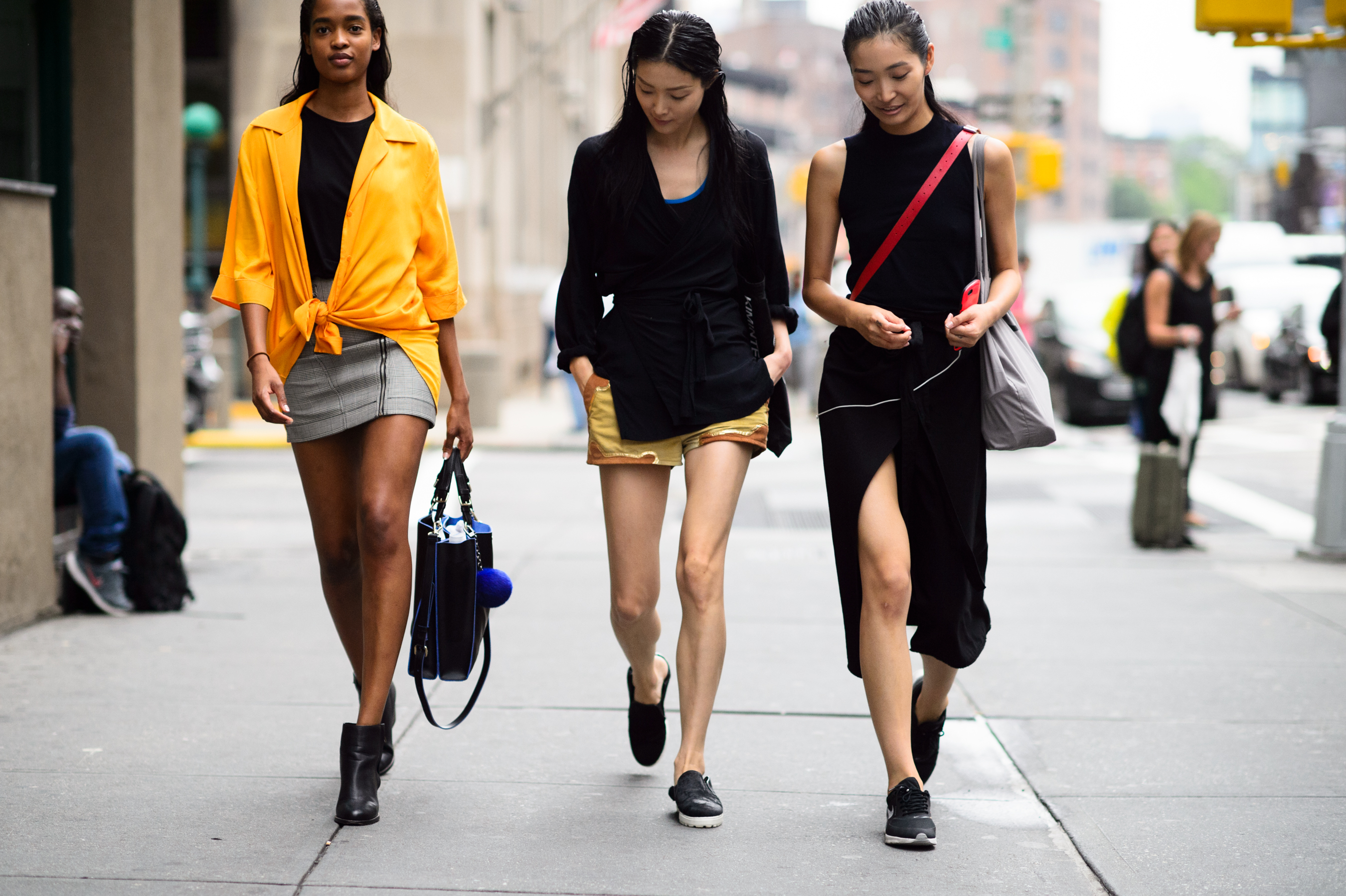 Three models after the show