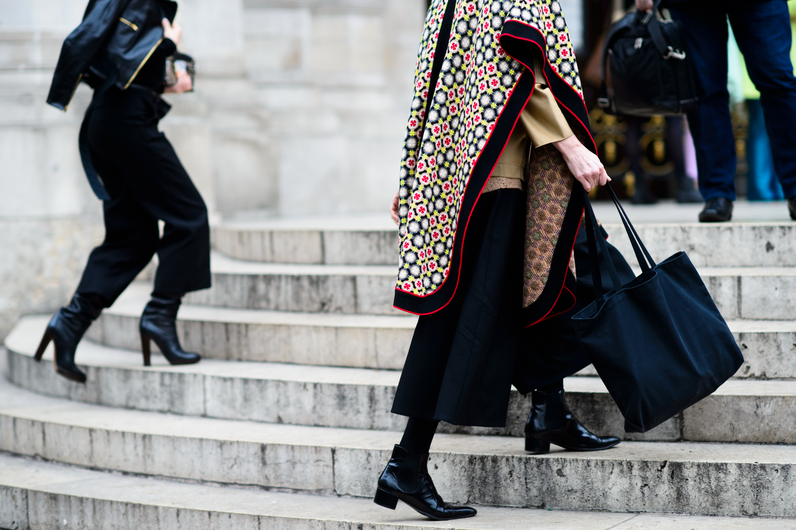 Fashion writer before the show