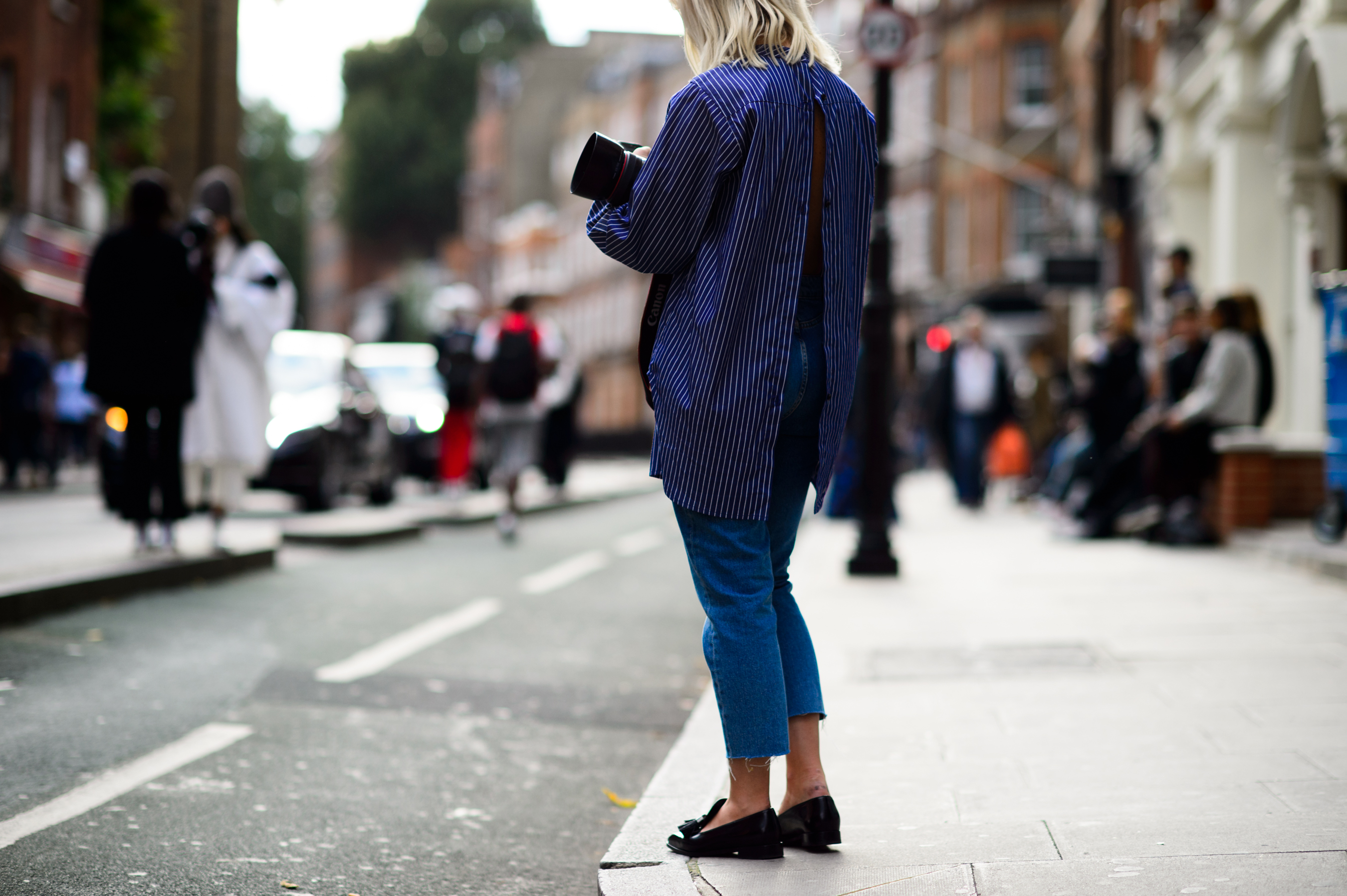 Australian photographer on the street
