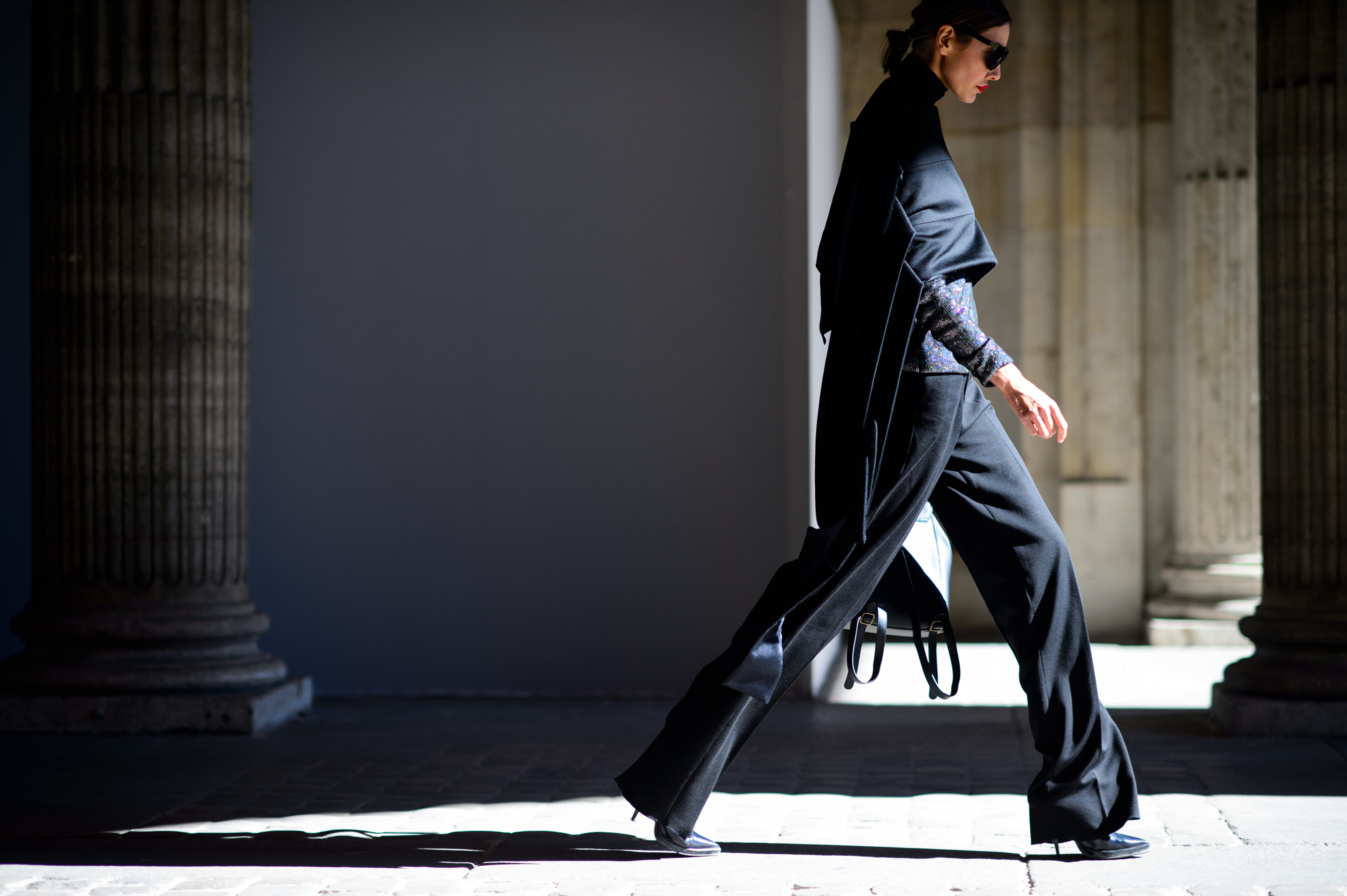 Ukrainian Vogue editor before the show